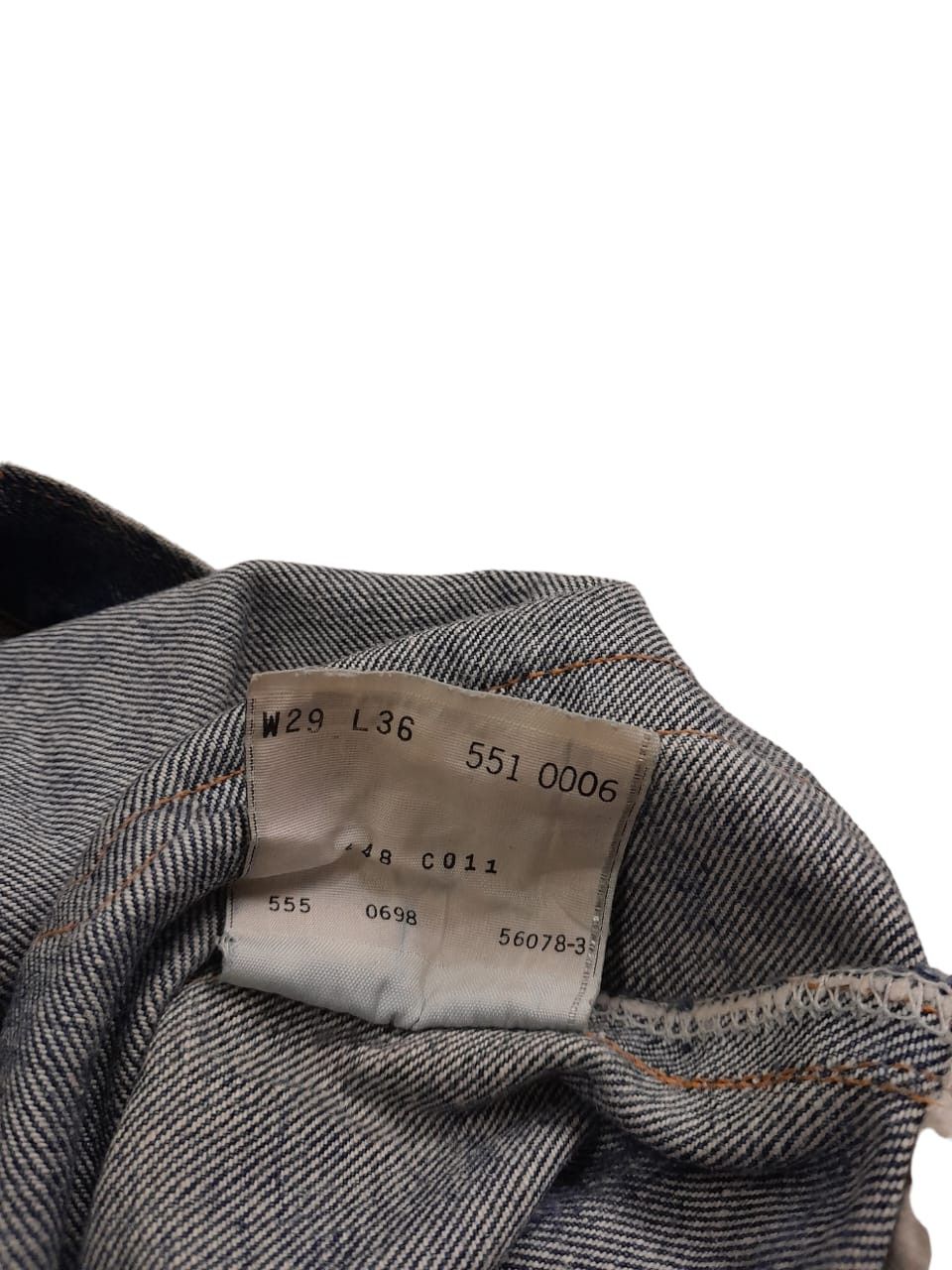 Levi's 90s Levis 551ZXX Hidden Rivets 555 Big E Selvedge (F133) Size US 28 / EU 44 - 9 Thumbnail