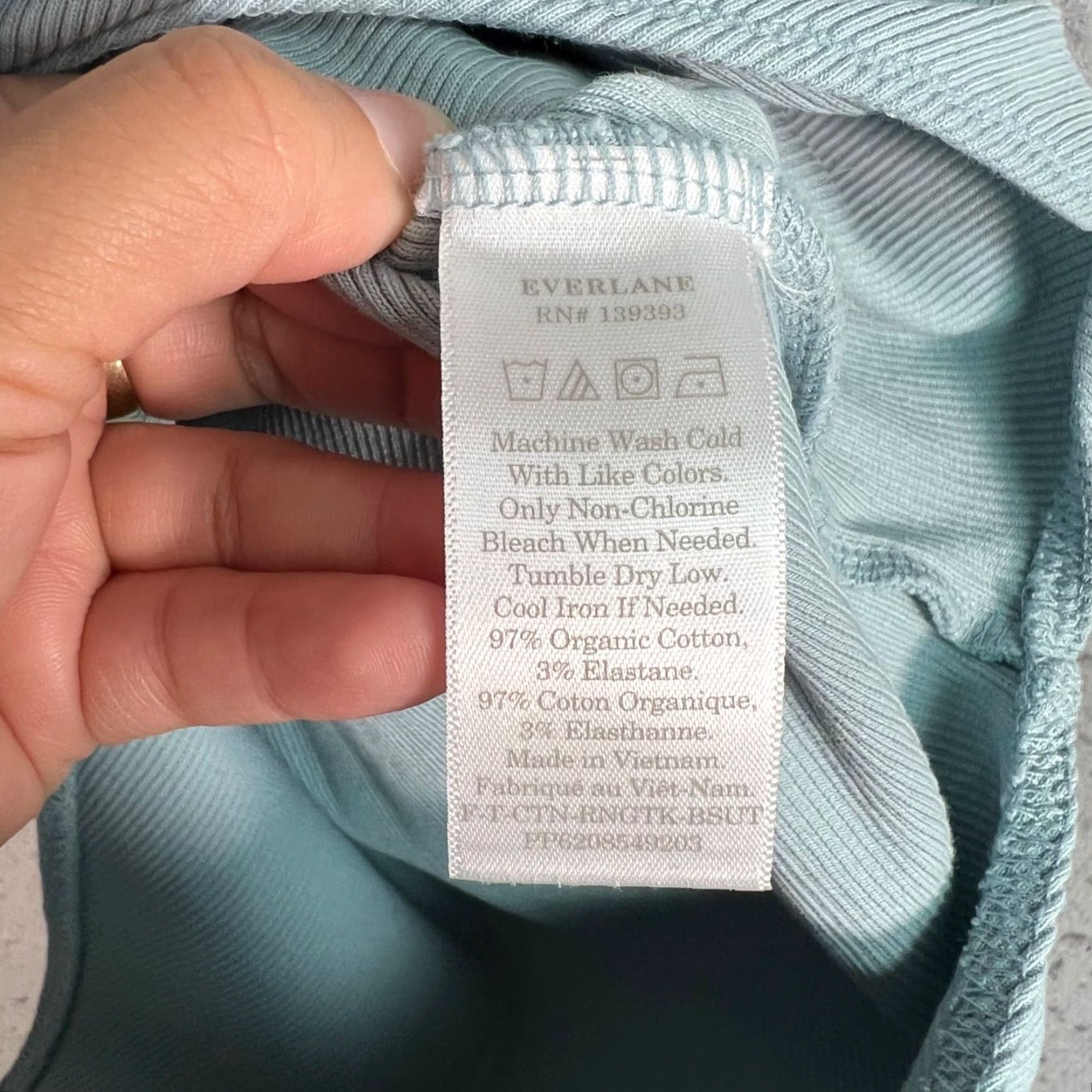 Everlane Everlane Bodysuit - Women - Size Small - Blue - Organic Cotton Blend One-Piece Sleeveless Adult Small - Womens Bodysuit Blue Size S / US 4 / IT 40 - 4 Thumbnail