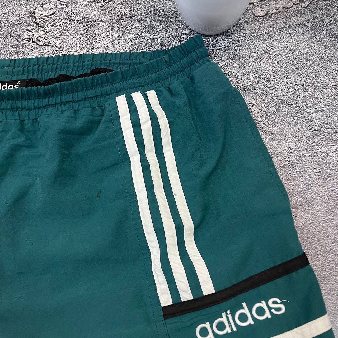 Adidas Vintage Adidas 90s Nylon Shorts Mini Logo Size L Size US 35 - 11 Thumbnail