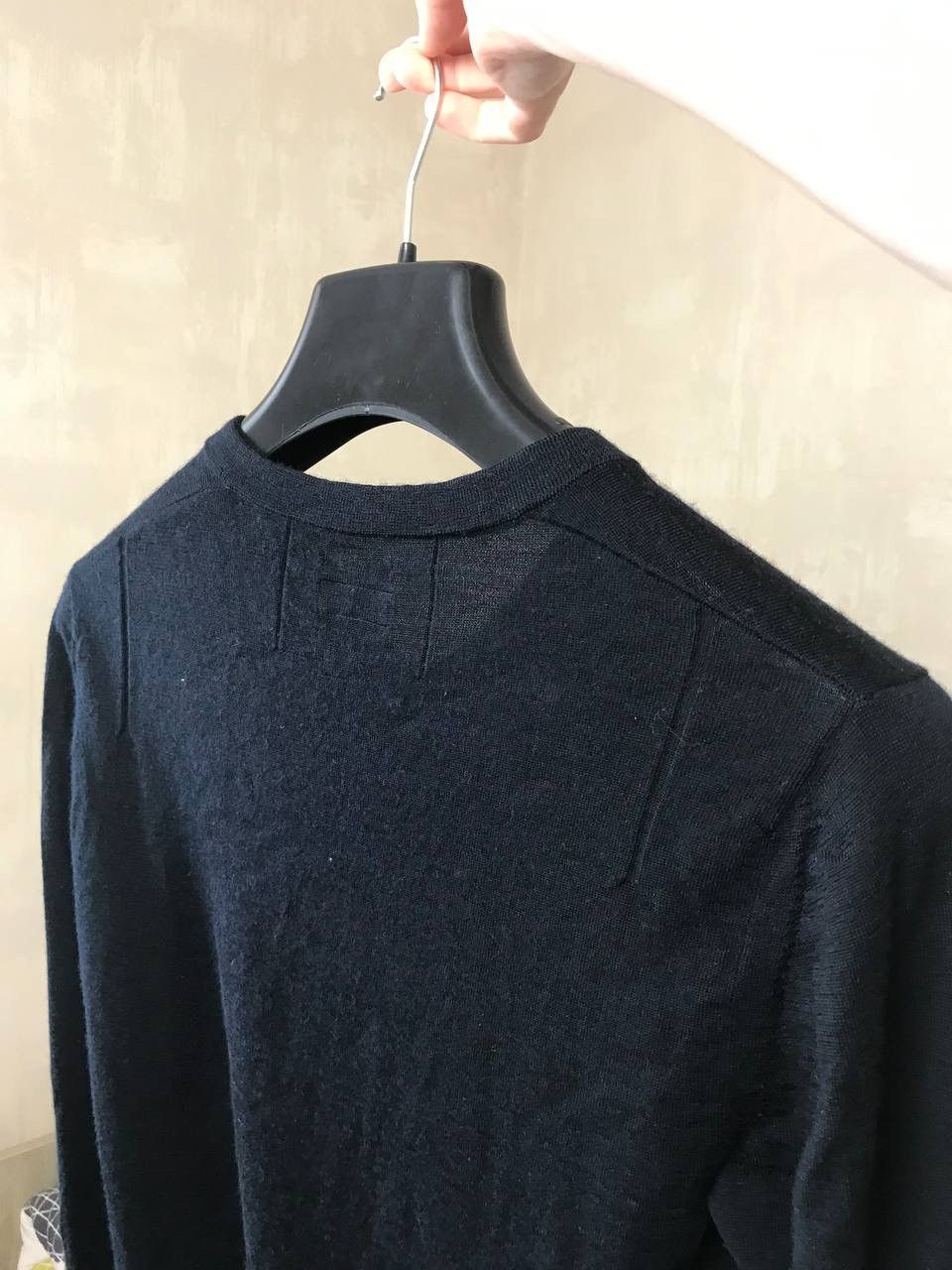 Allsaints 🔥 Allsaints Spitalfields 100% Wool Merino V Neck Sweater Size US S / EU 44-46 / 1 - 8 Thumbnail