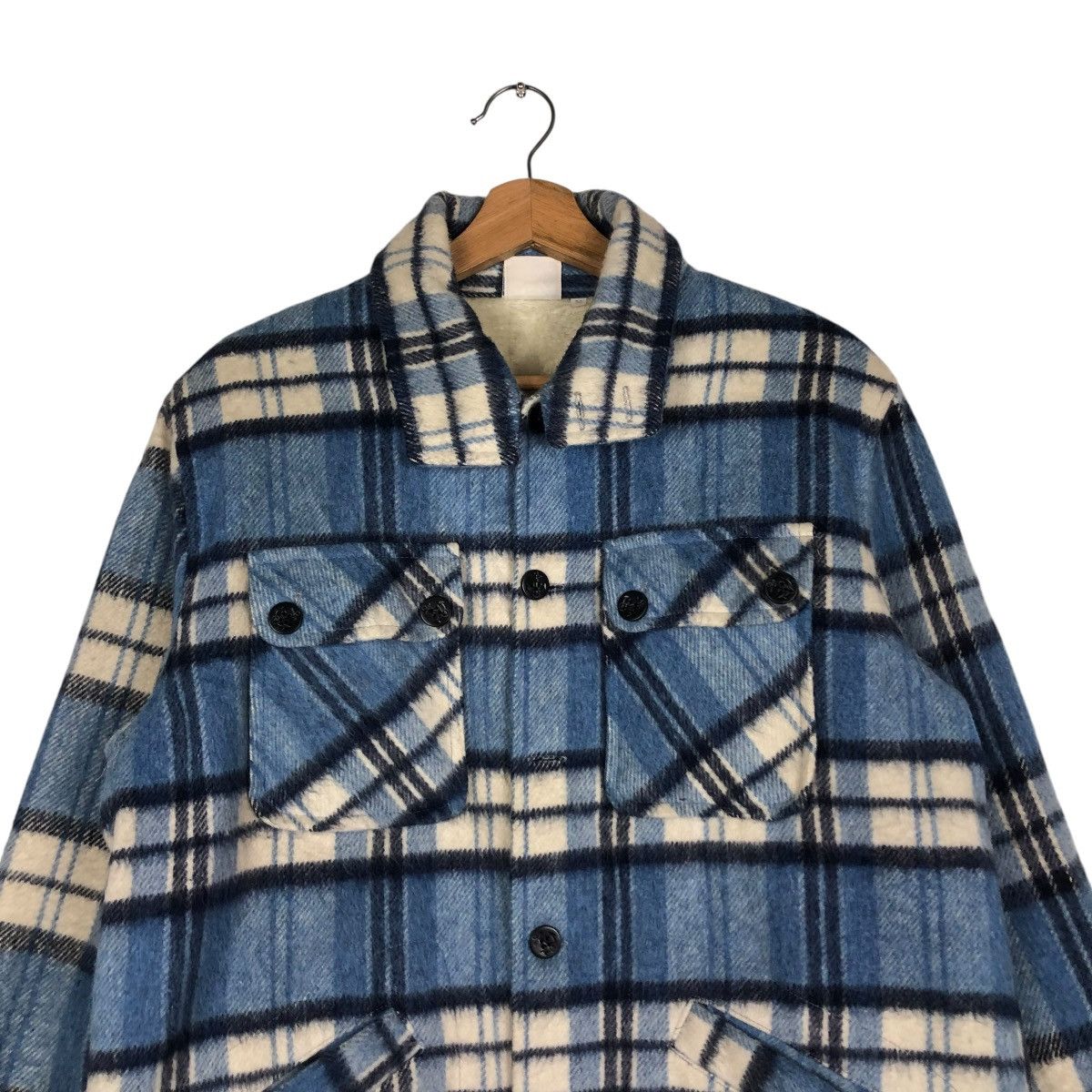 Japanese Brand 🔥VINTAGE WOOL FLANNEL JACKET TARTAN DESIGN ISSEY MIYAKE Size US M / EU 48-50 / 2 - 5 Thumbnail