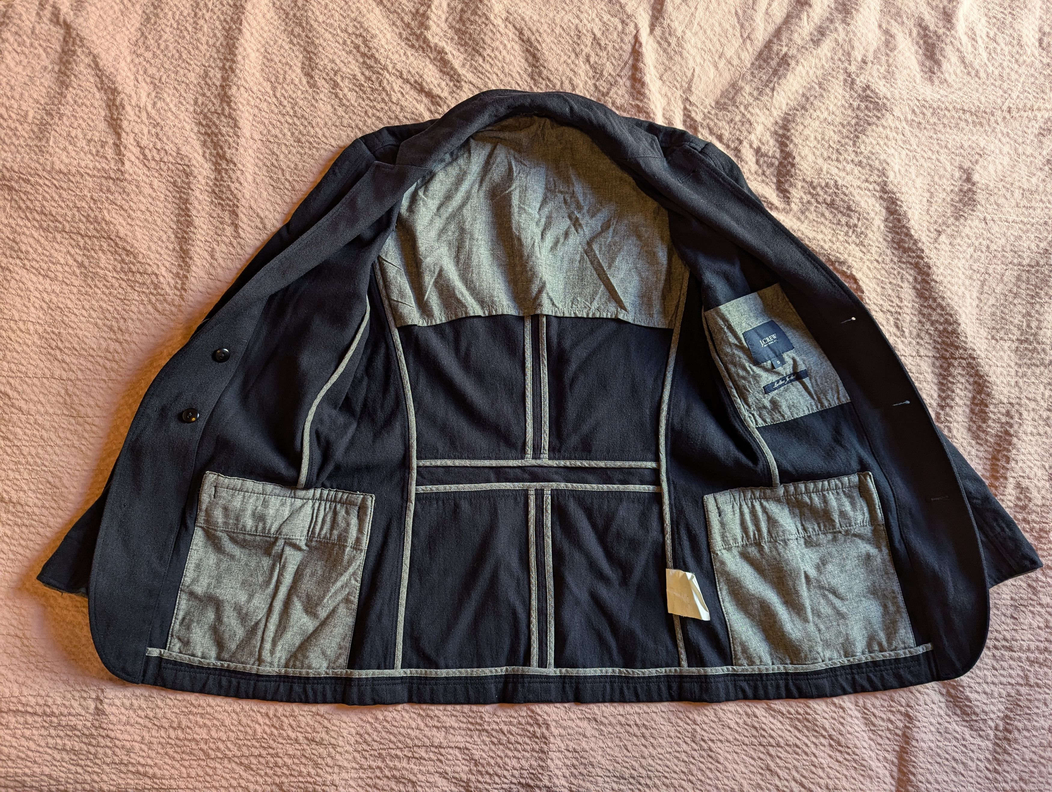 J.Crew Wool-Cotton Casual Sportcoat/Blazer/Jacket Size 36R - 4 Thumbnail