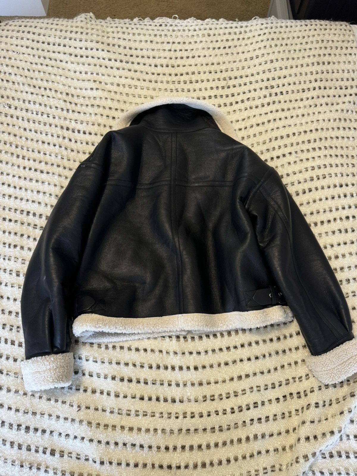 Vintage Leather and surpa jacket Size L / US 10 / IT 46 - 5 Thumbnail