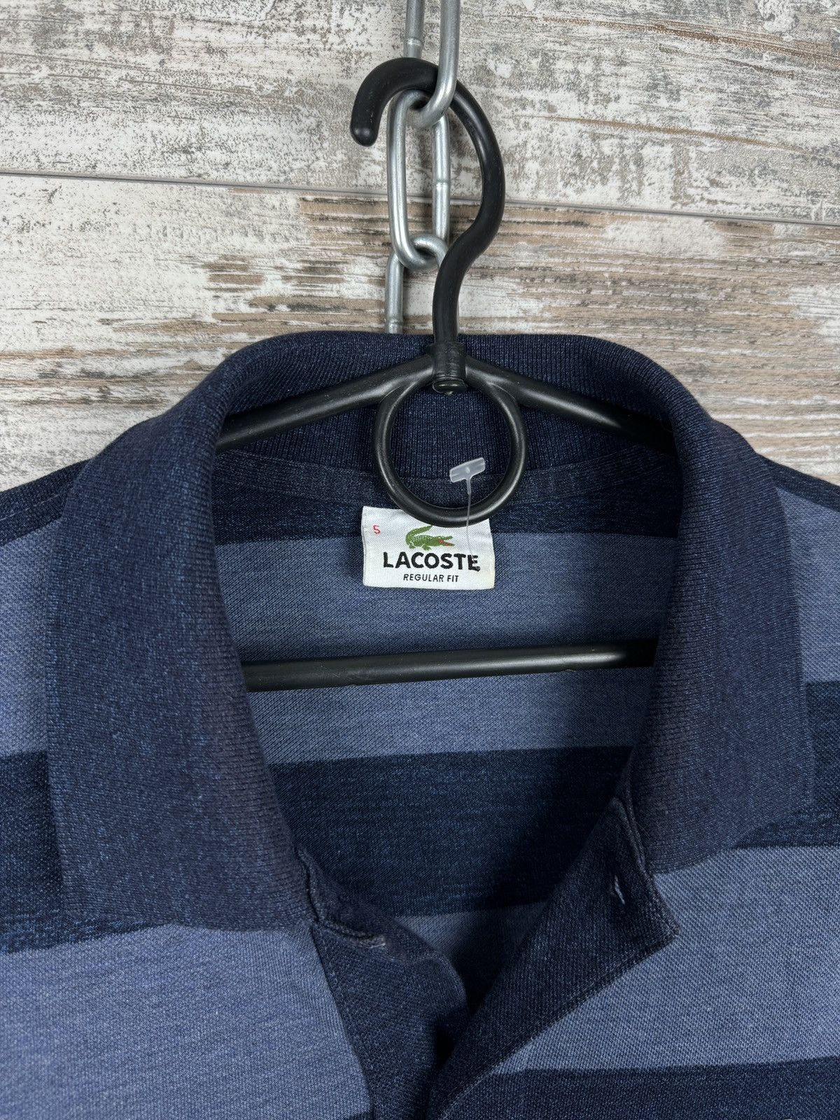 Lacoste × Vintage Mens Vintage Lacoste striped longsleeve T-shirt sweatshirt Size US L / EU 52-54 / 3 - 6 Thumbnail