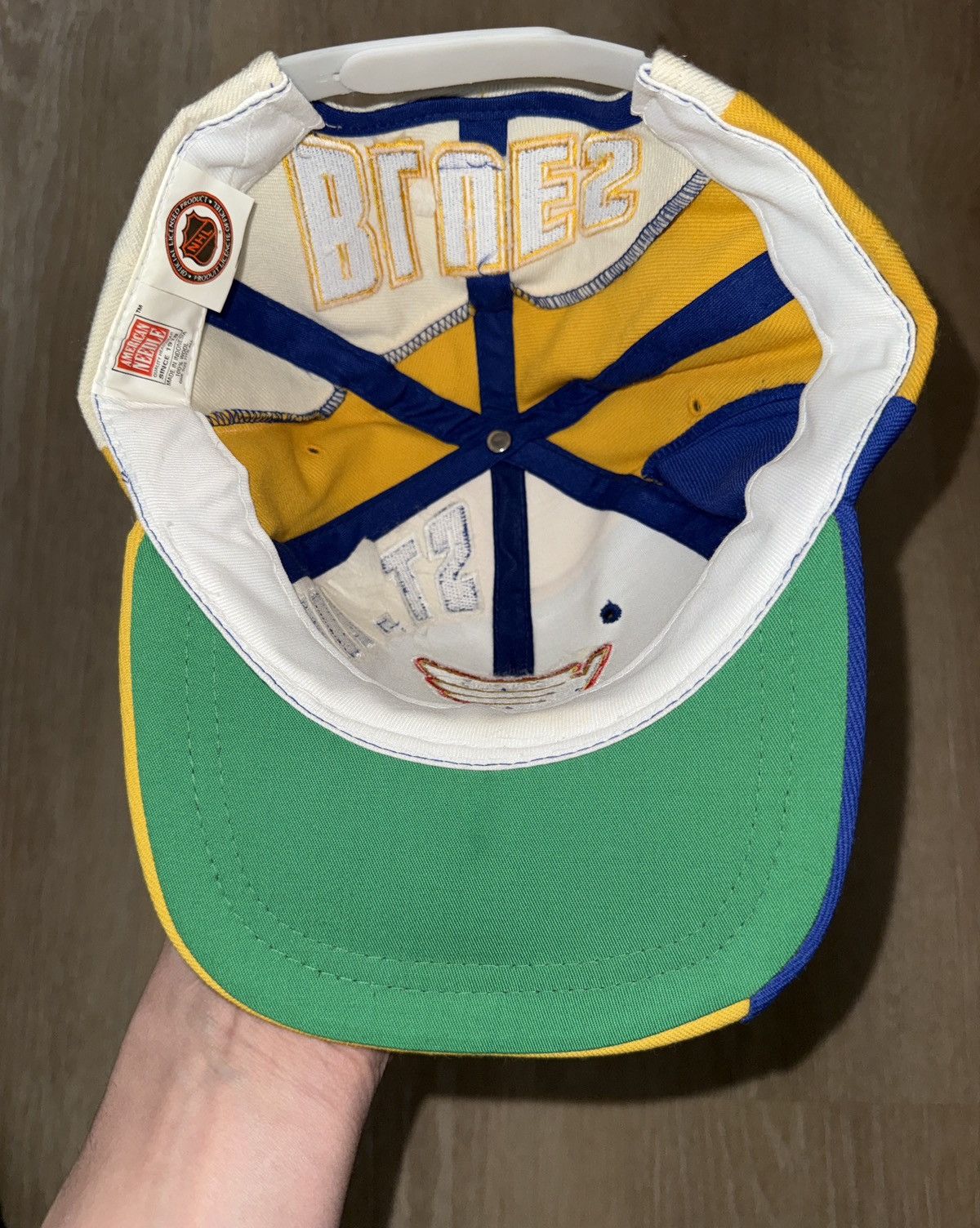 American Needle Vintage St. Louis Blues American Needle Swirl SnapBack Hat Size ONE SIZE - 5 Thumbnail