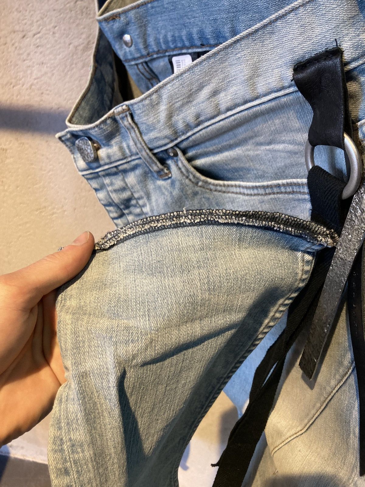 Fagassent Toshiki Aoki Seigeki Light Blue Denim Size US 34 / EU 50 - 7 Thumbnail
