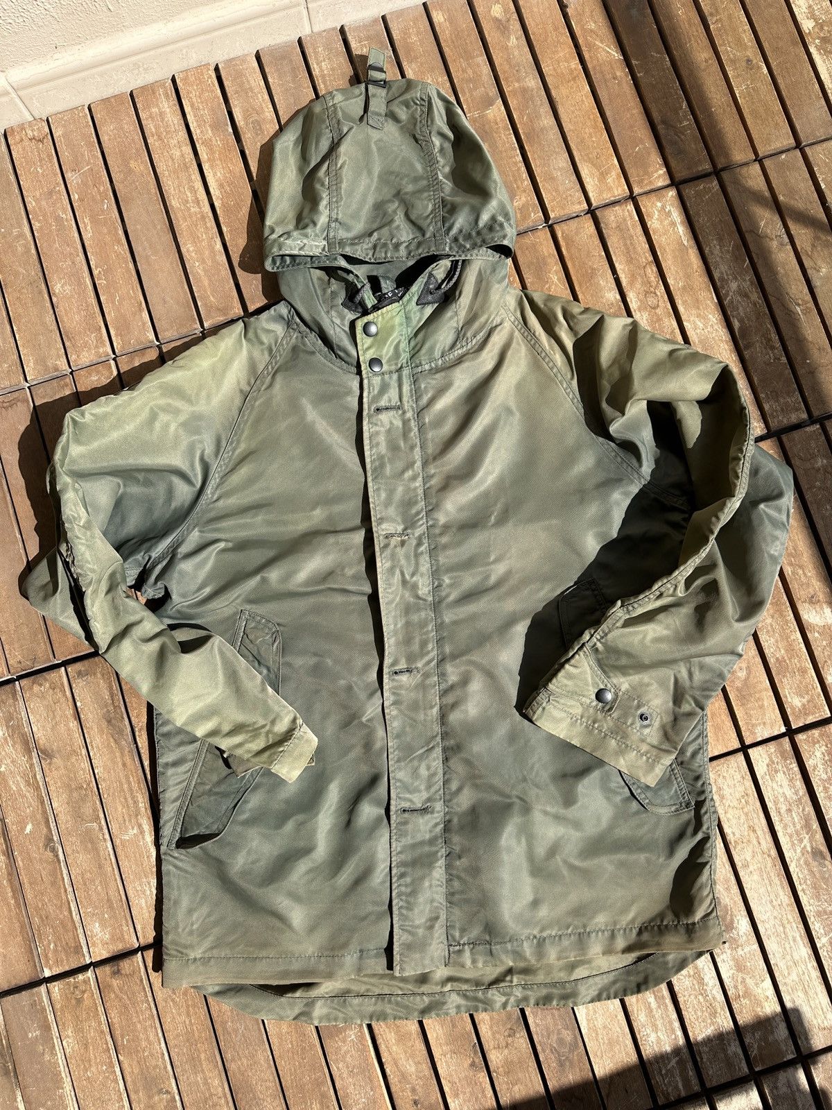 Schott Schott x BEAMS RAF Type Flight Jacket Olive Parka Size US M / EU 48-50 / 2 - 3 Thumbnail
