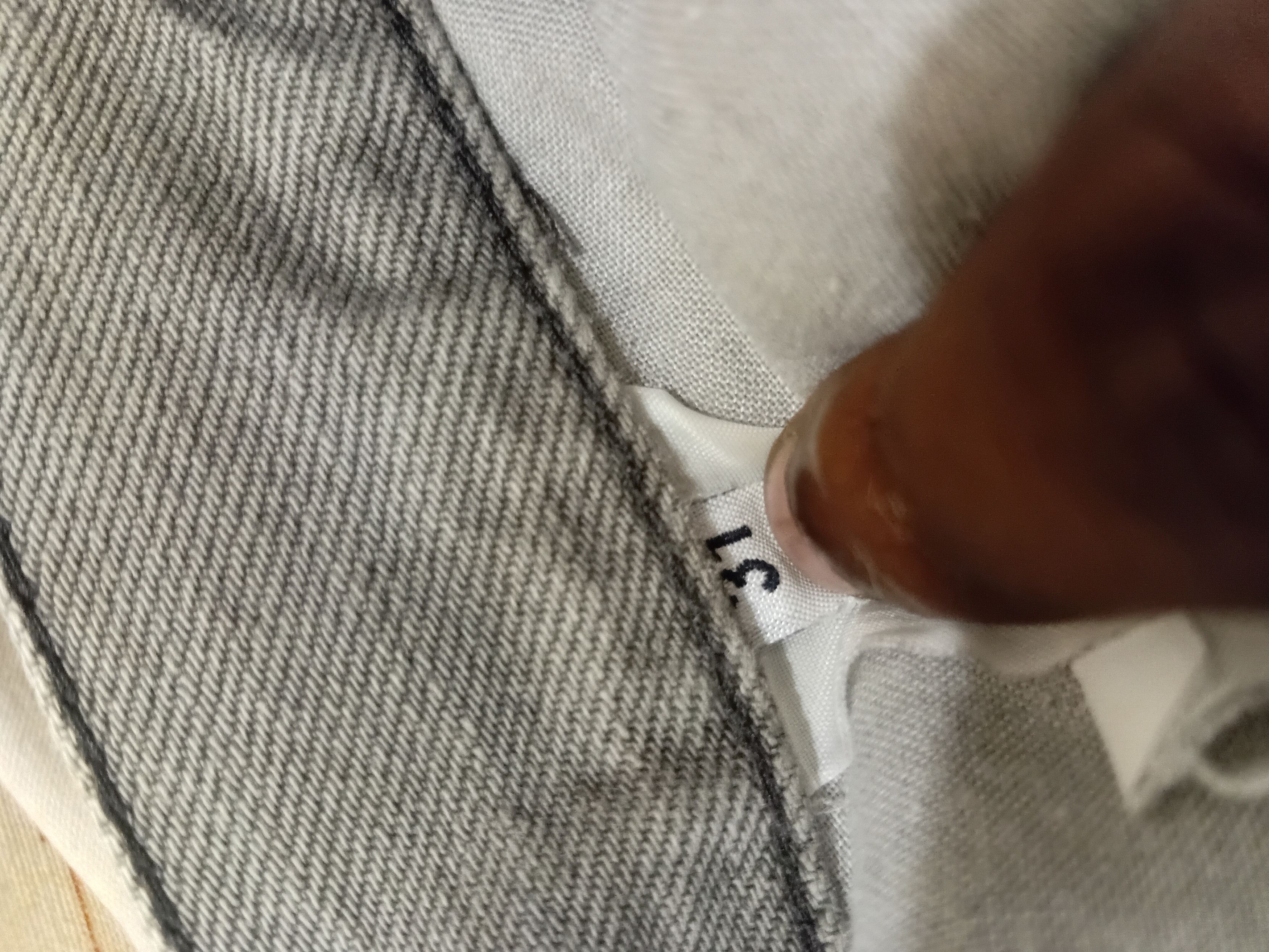 Helmut Lang Helmut Lang AW00 Painter Sandwash Charcoal Grey Jeans Size US 33 - 5 Thumbnail