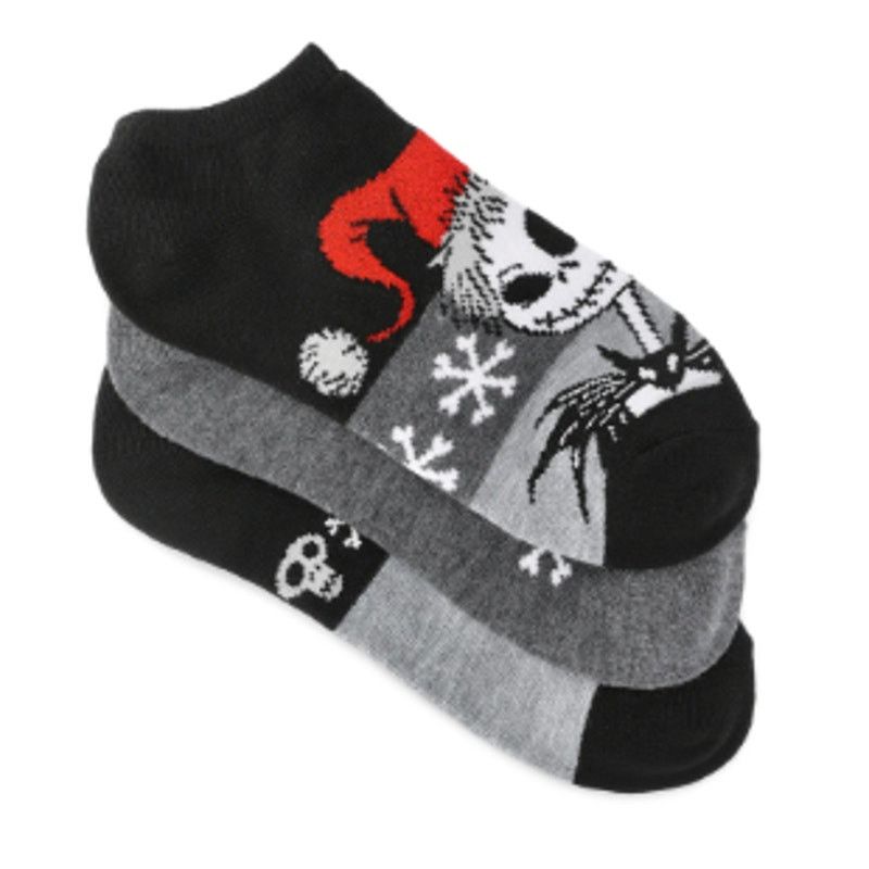 Disney Disney Nightmare Before Christmas Holiday No-Show Socks Size ONE SIZE - 1 Thumbnail
