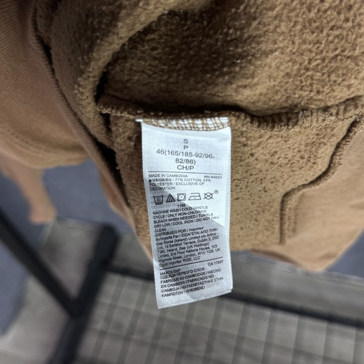 Gap Gap Brown Hoodie Embroidered Logo Fleece Lined Size S y2k Size US S / EU 44-46 / 1 - 4 Thumbnail
