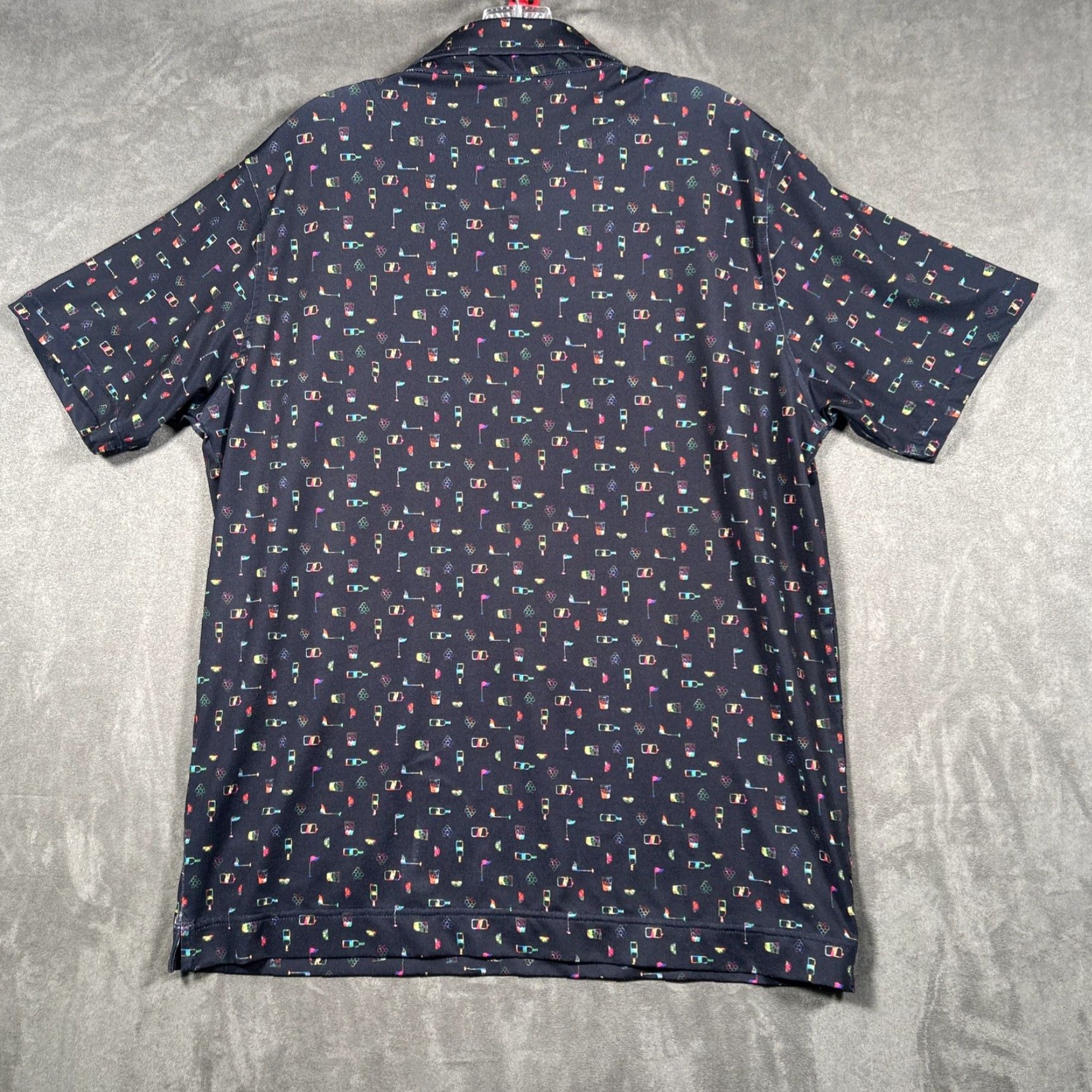Vintage Deolax Black Golf Polo Shirt Mens L Stretch Performance Size US L / EU 52-54 / 3 - 7 Thumbnail