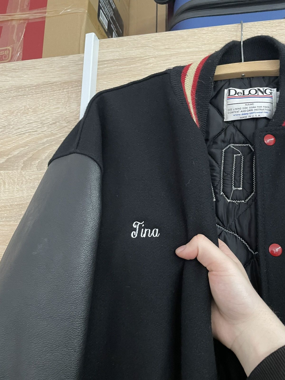 Delong Vintage DeLONG Varsity Jacket — Bellmawr Bears Hockey 2003 Size US XXL / EU 58 / 5 - 15 Thumbnail