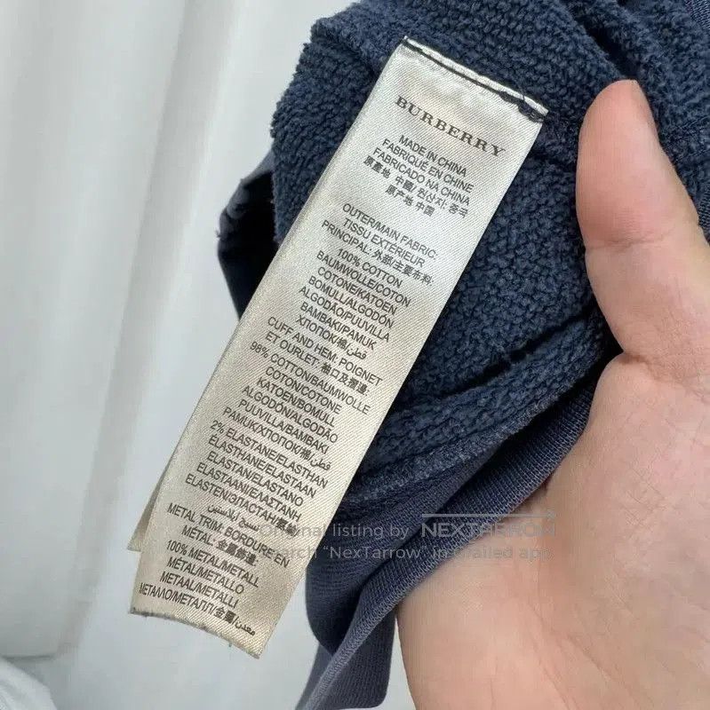 Burberry Burberry Long Sleeve Logo Hoodie for Men. Size US M / EU 48-50 / 2 - 6 Thumbnail