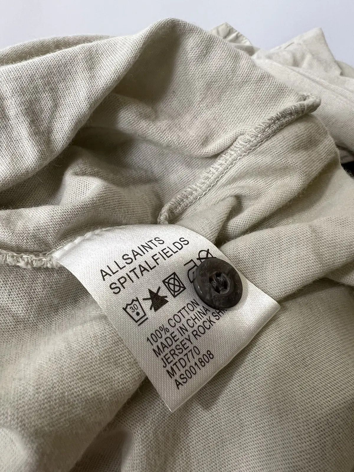 Allsaints × Designer × Japanese Brand All Saints jersey rock shirt Size US L / EU 52-54 / 3 - 4 Thumbnail