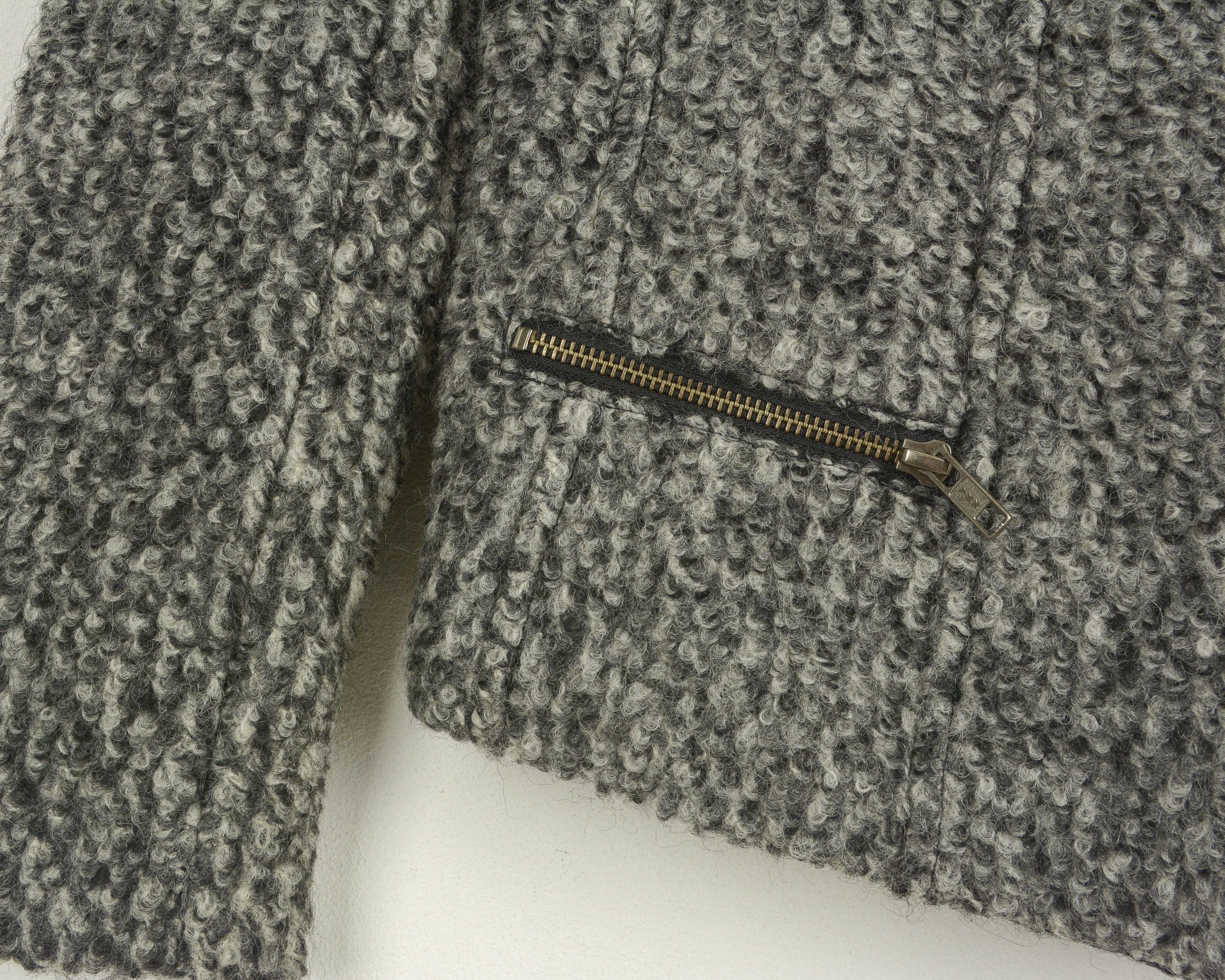 Maison Scotch Women S Size 3 Jacket Coat Wool Grey Double Brested Warm Size S / US 4 / IT 40 - 3 Thumbnail