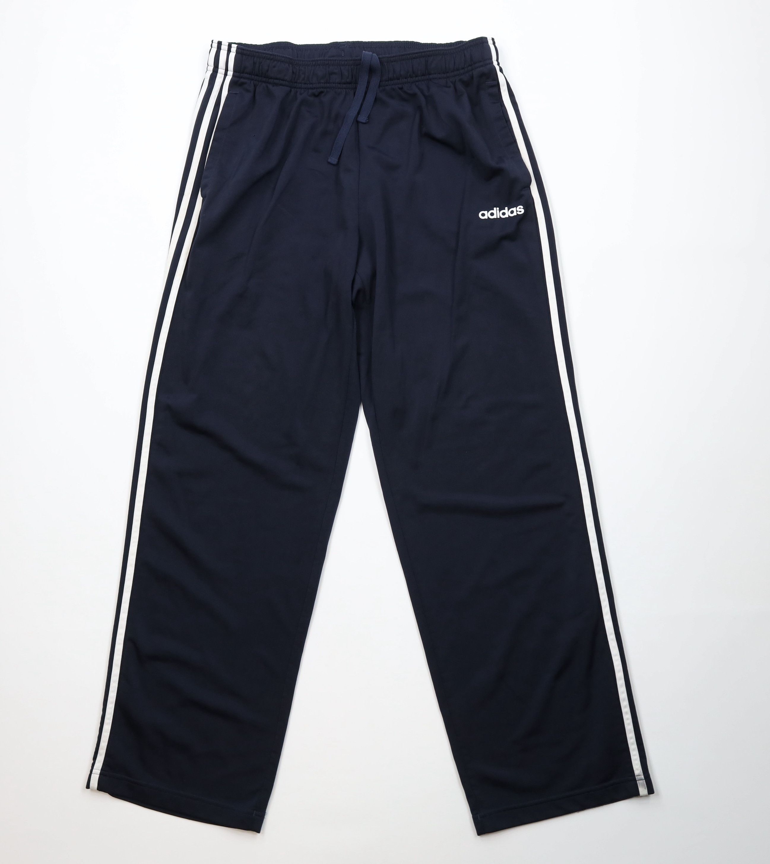 Adidas Vintage Y2K Adidas Spell Striped Wide Leg Sweatpants Blue Size US 38 / EU 54 - 1 Thumbnail
