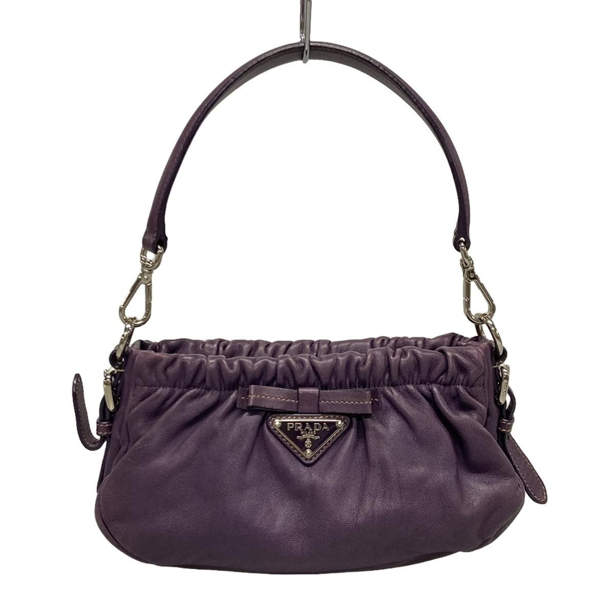 Prada PRADA Triangle Logo Handbag BR3927 Size ONE SIZE - 1 Thumbnail