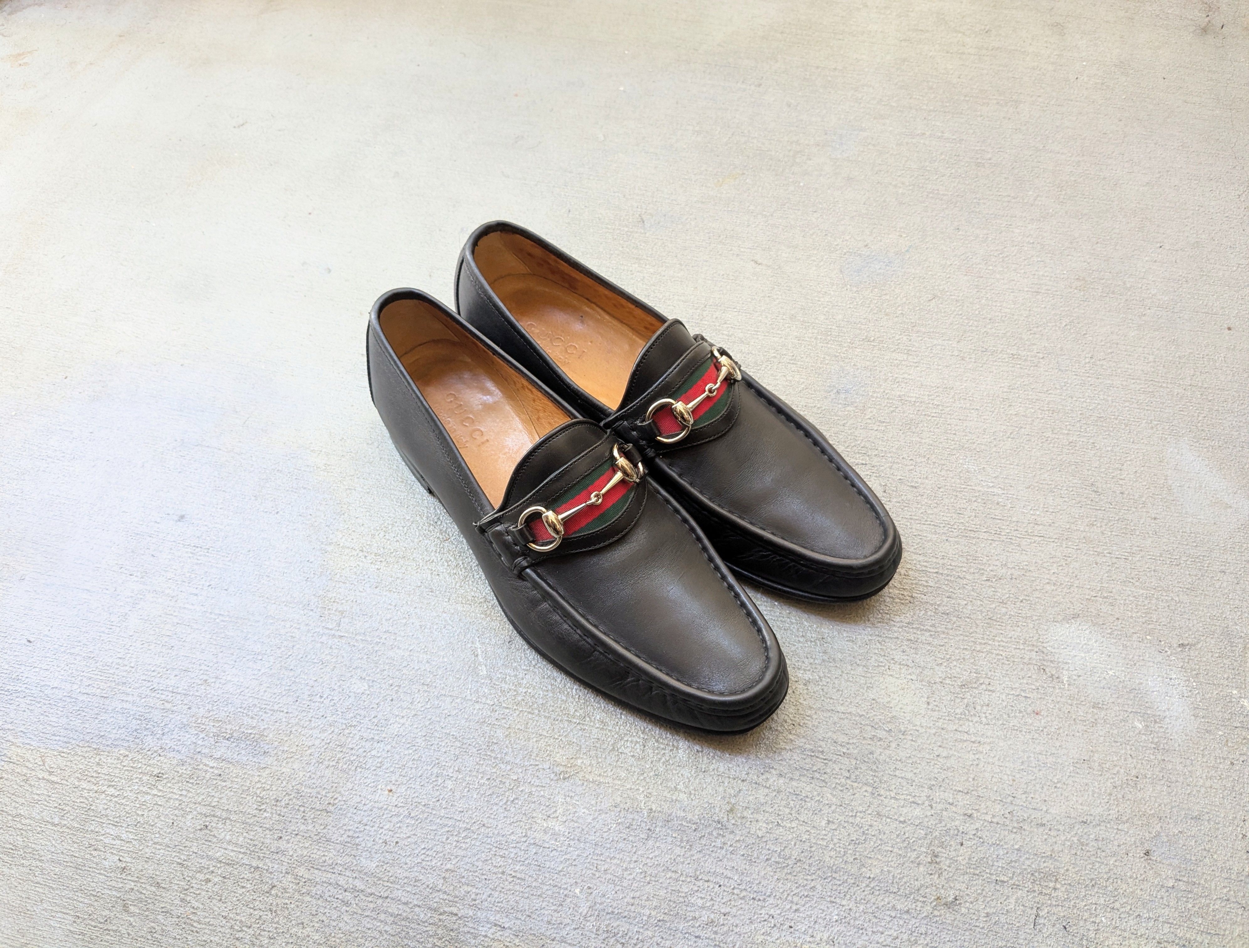 Gucci Gucci Horsebit Loafers Black 9 D Leather Italy Slip On Size US 9 / EU 42 - 1 Thumbnail