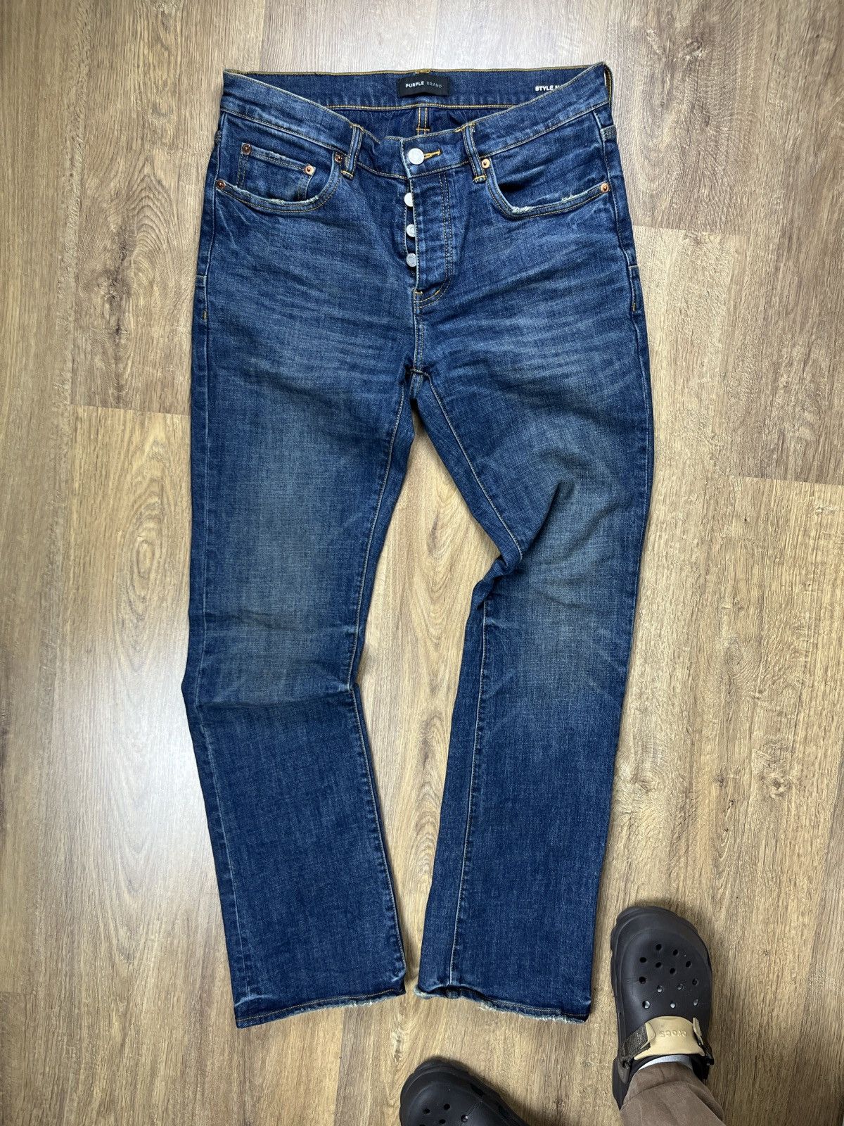 VALABASAS JEANS “COZART” PURPLE WAXED