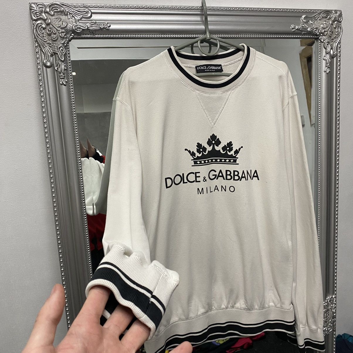 Dolce & Gabbana Rare Dolce & Gabbana sweatshirt big logo milano Size US M / EU 48-50 / 2 - 4 Thumbnail