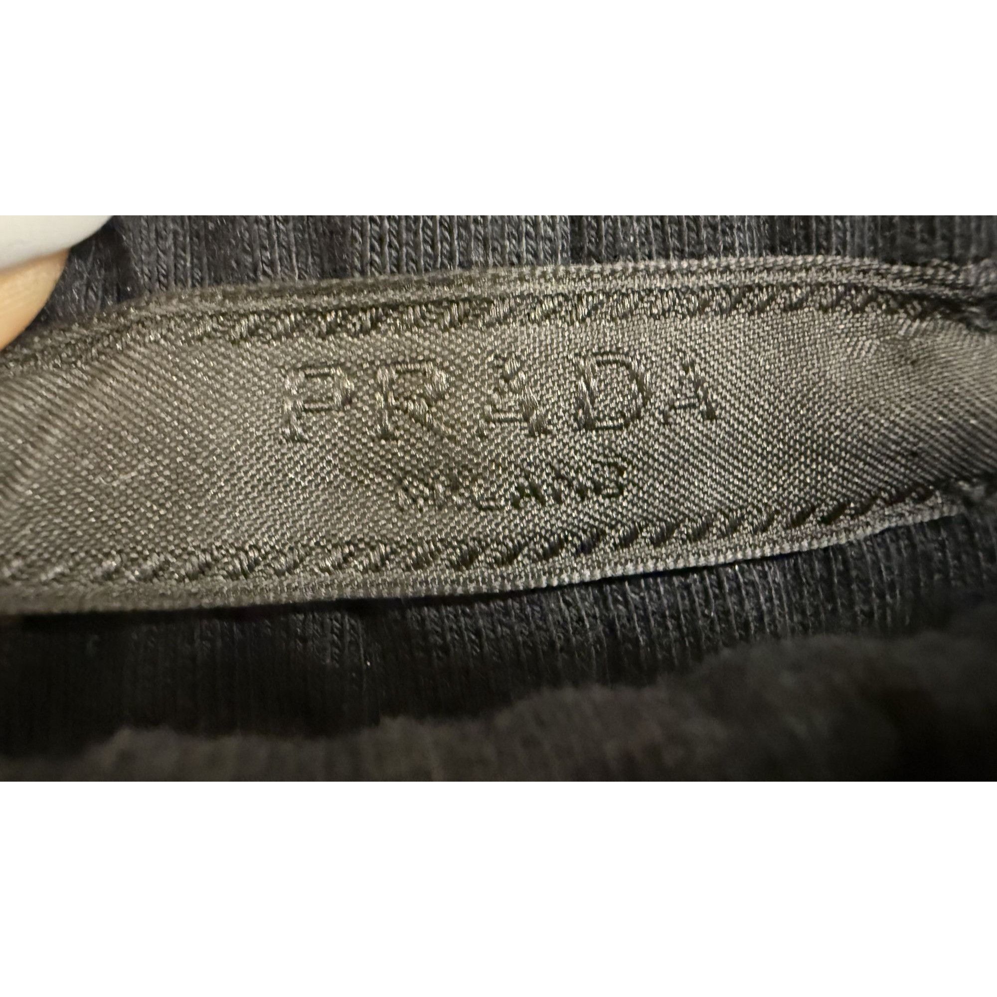 Prada Prada Black Mens Cotton Jogger Pants With Elastic Waistband Size US 34 / EU 50 - 6 Thumbnail