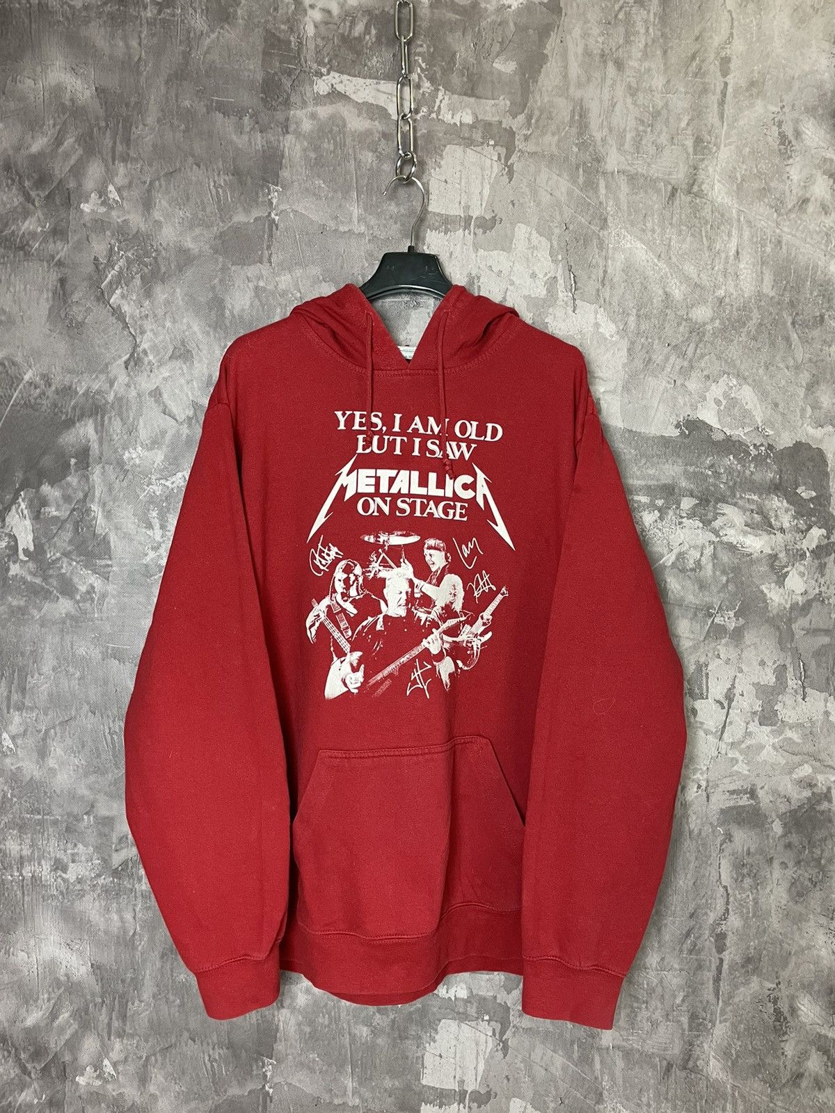 Metallica × Vintage Vintage Metallica Hoodie Y2K Humor Big Logo Size US XL / EU 56 / 4 - 1 Thumbnail