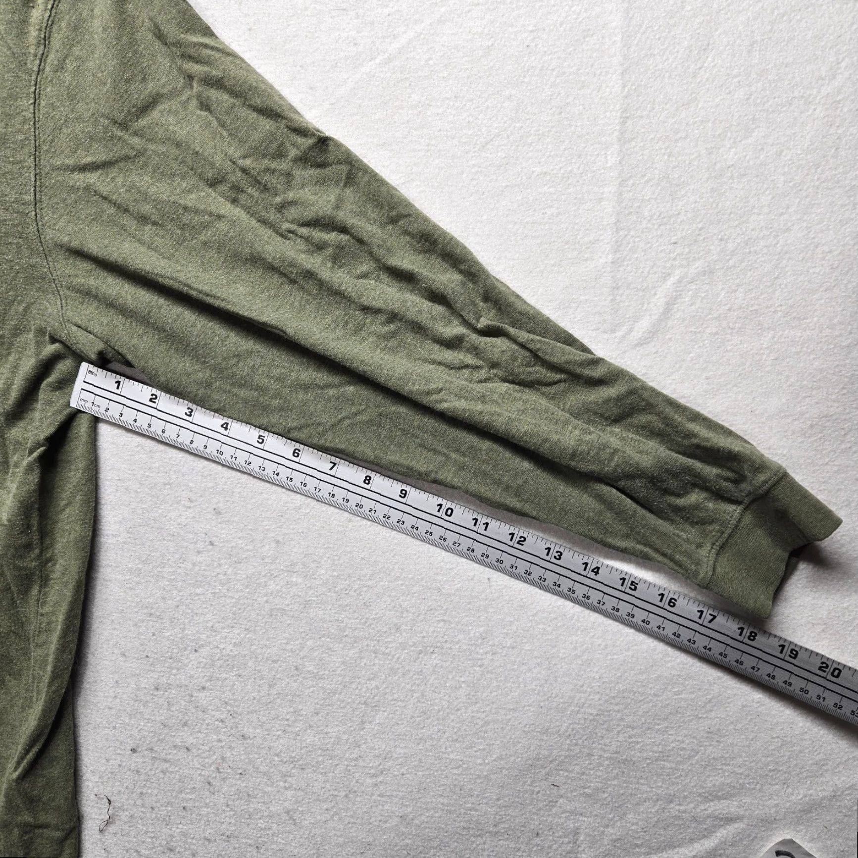 Vintage L.L. Bean Shirt Men XL Green 100% Cotton Long Sleeve Crew Neck Basic Casual Everyday" Size US XL / EU 56 / 4 - 4 Thumbnail