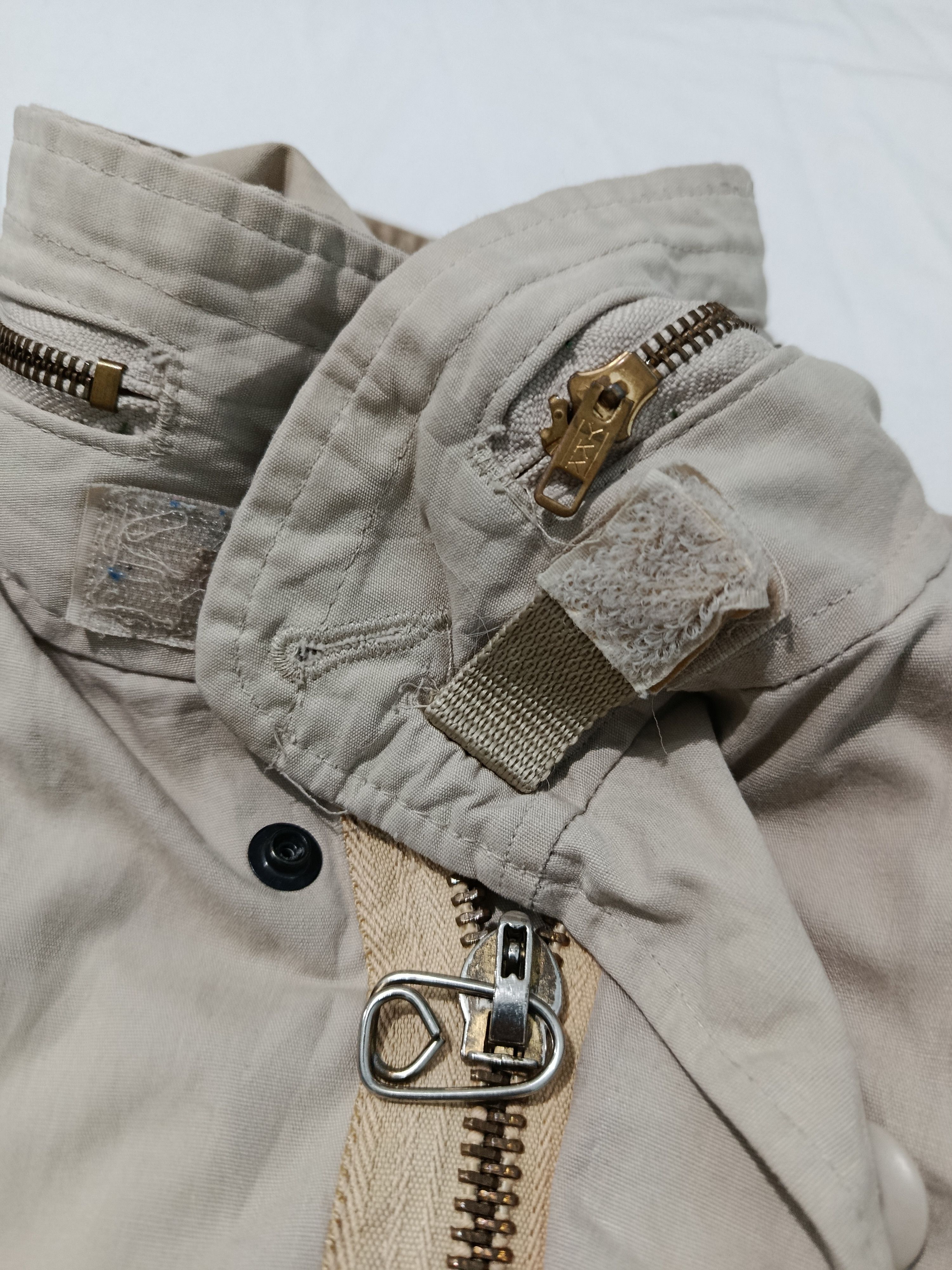 Vintage Vintage 70s 80s M65 field jacket khaki patchwork design Size US M / EU 48-50 / 2 - 10 Thumbnail
