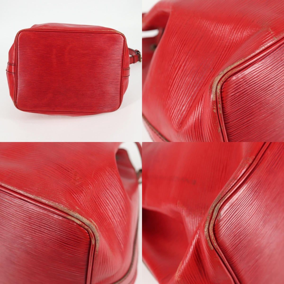 Louis Vuitton LOUIS VUITTON Epi Petit Noe Shoulder Bag Red M44107 Size ONE SIZE - 10 Thumbnail