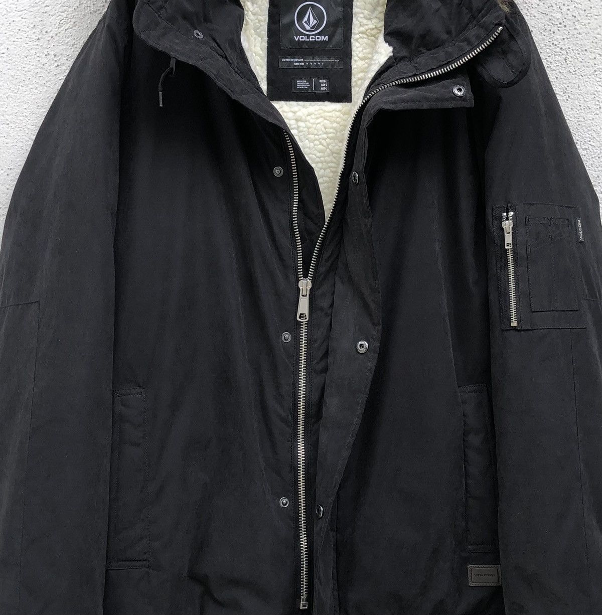 Volcom VOLCOM GOODMAN Lined Fleece Winter Coat Puffer Jacket Size US L / EU 52-54 / 3 - 8 Thumbnail