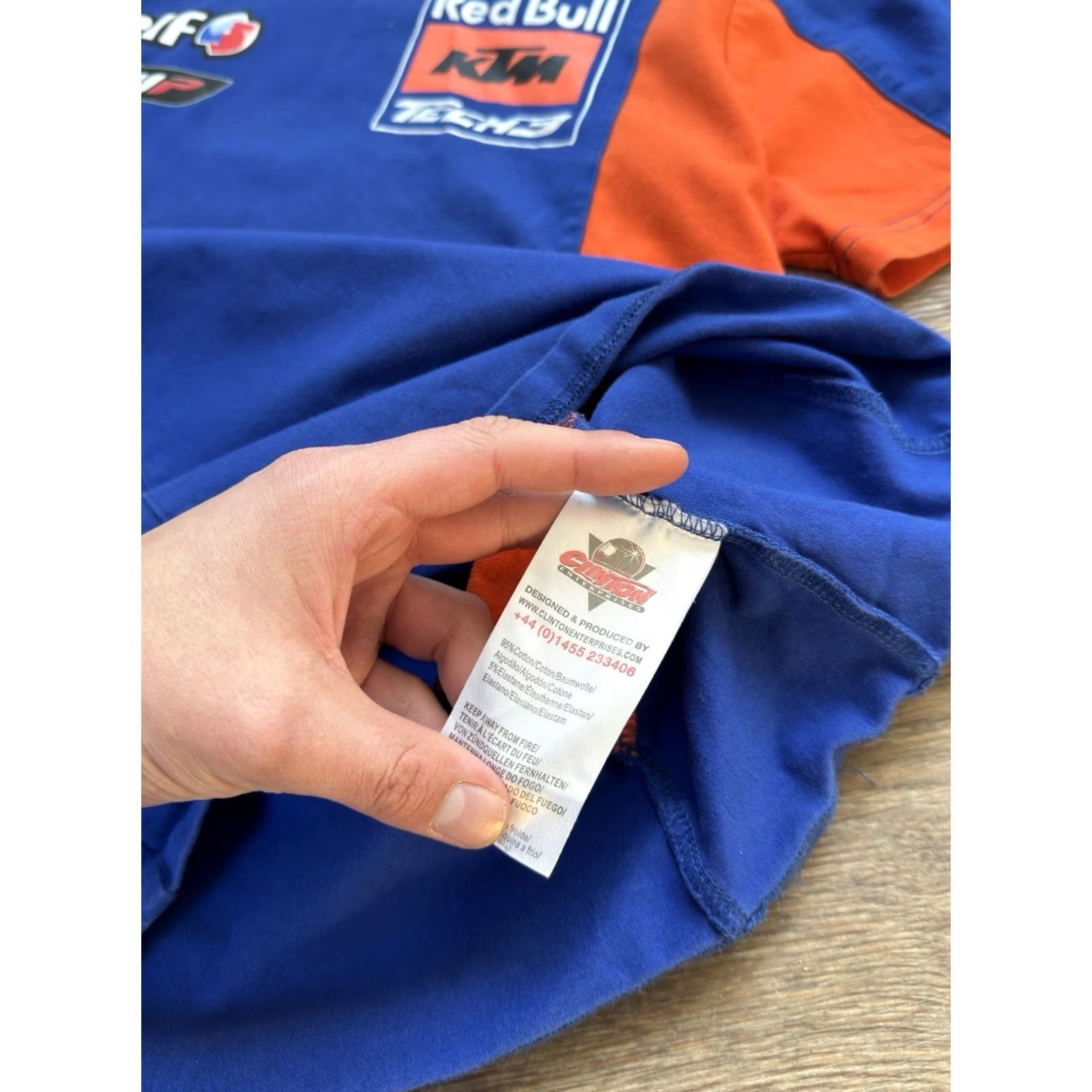 Vintage VINTAGE OFFICIAL Tech 3 RED BULL KTM RACING Shirt S Men Blue 90s Racing Logo Shirt Mens Size US S / EU 44-46 / 1 - 6 Thumbnail