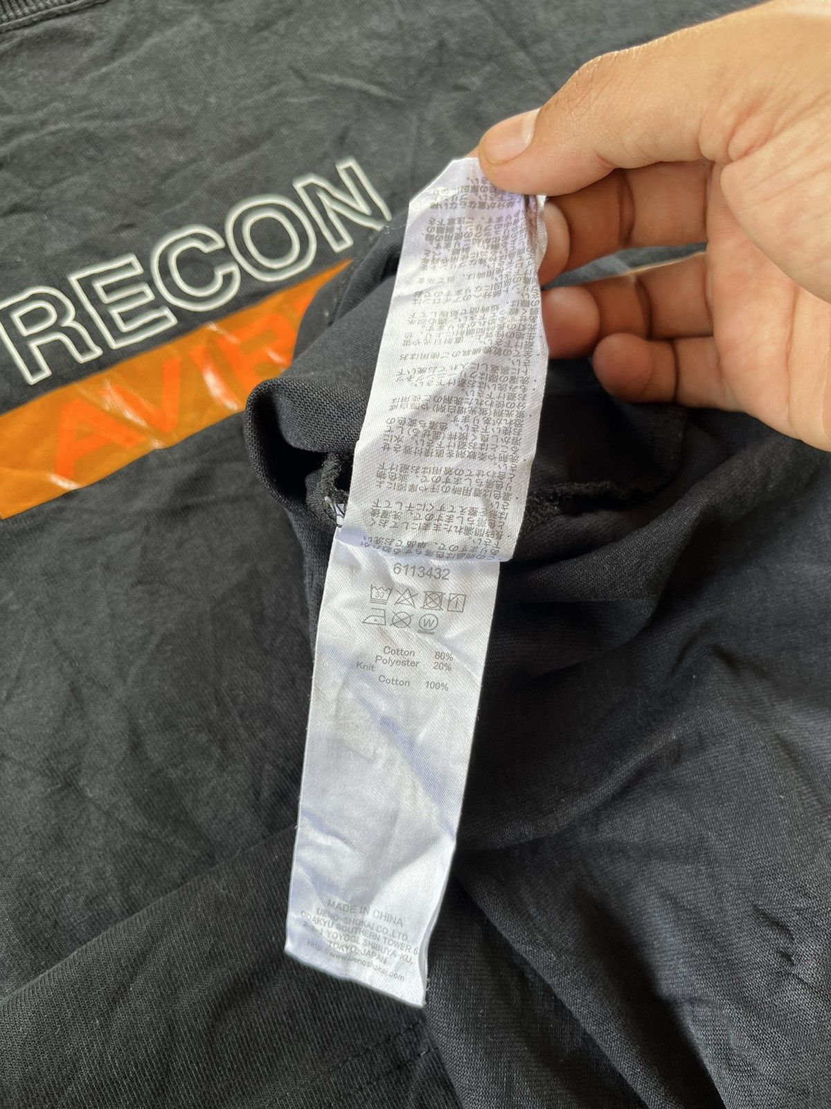 Avirex Avirex Flyers Recon Big Logo Long Sleeve Tee Size US L / EU 52-54 / 3 - 10 Thumbnail