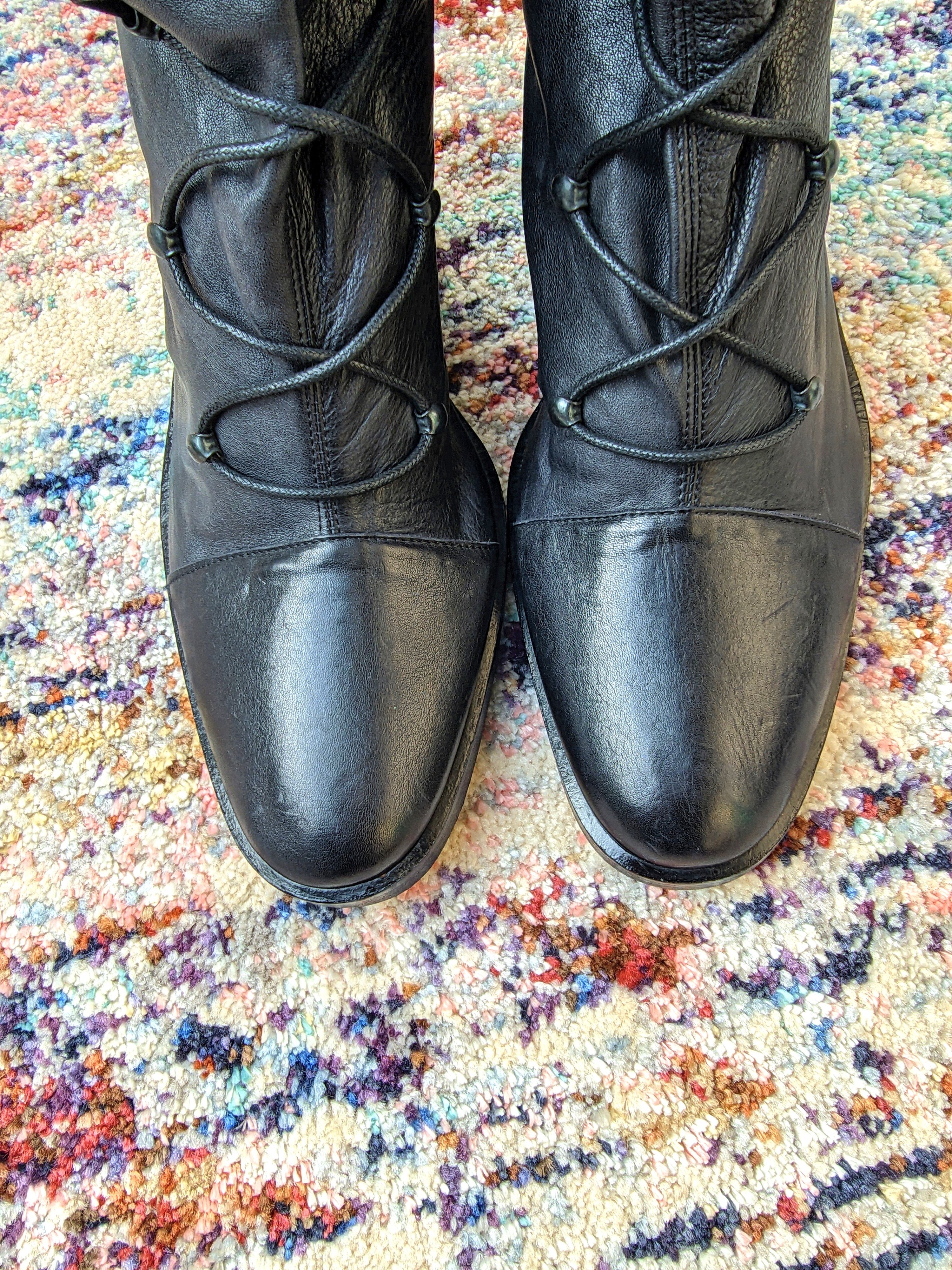 Ann Demeulemeester Ann Demeulemeester women's leather boots Size US 8 / IT 38 - 4 Thumbnail