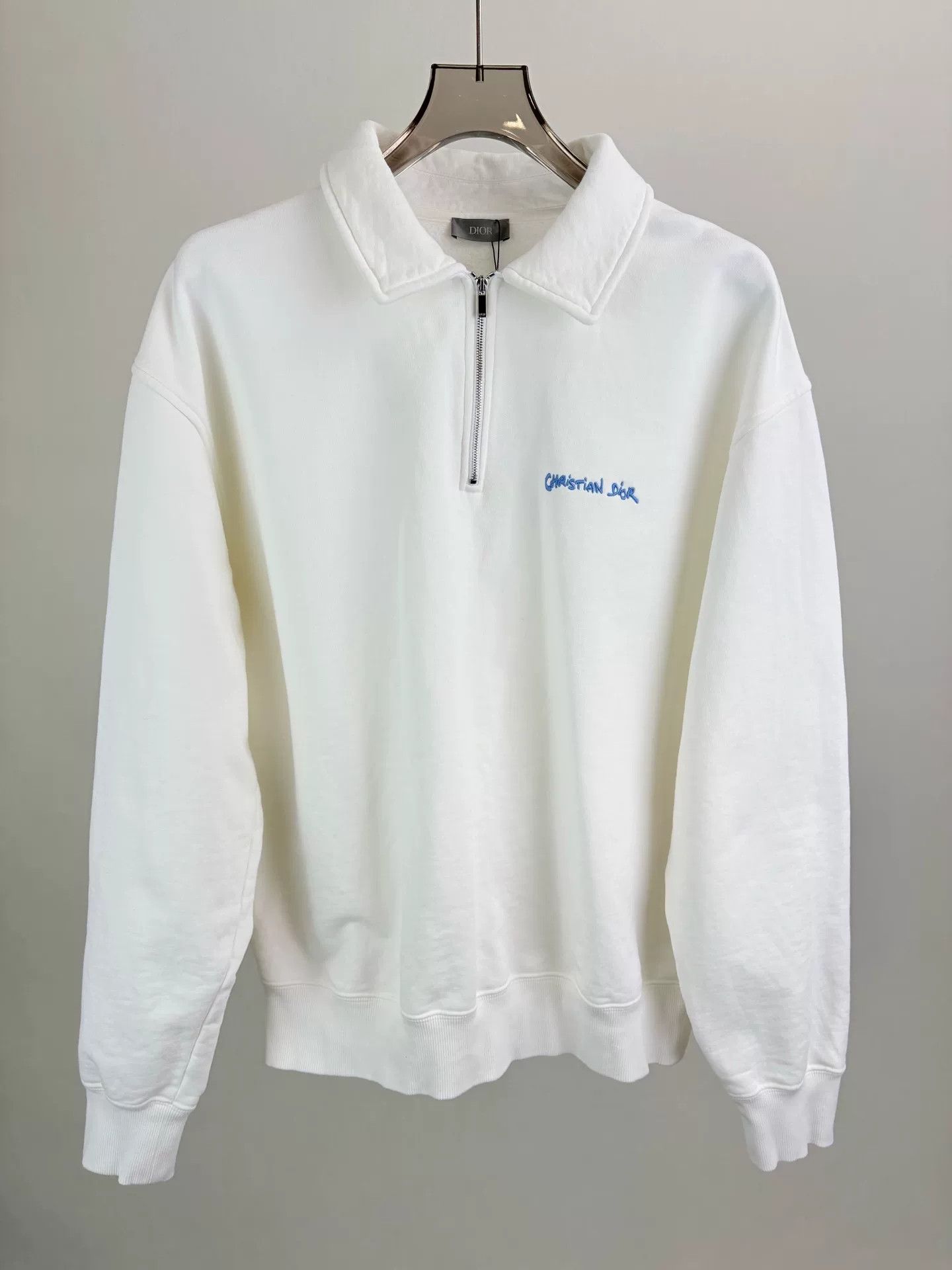 Dior Dior “Christian Dior Couture” Half Zip Oversized Sweater