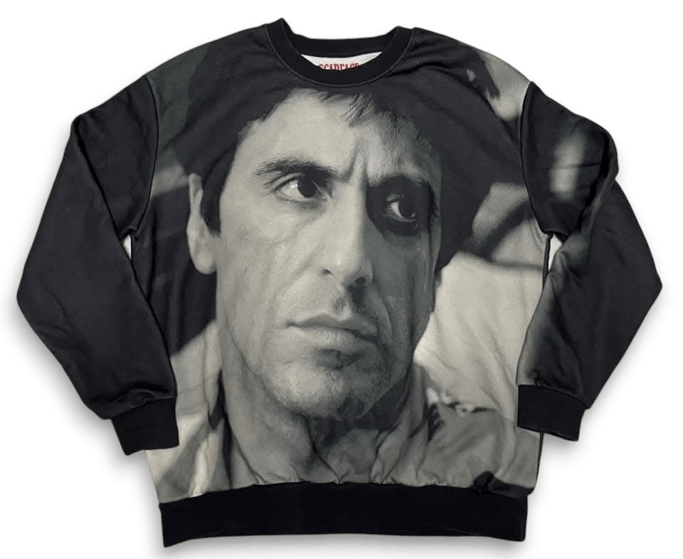 Pull & Bear SCARFACE MOVIE AL PACINO FULLPRINT SWEATSHIRT Size US S / EU 44-46 / 1 - 1 Thumbnail