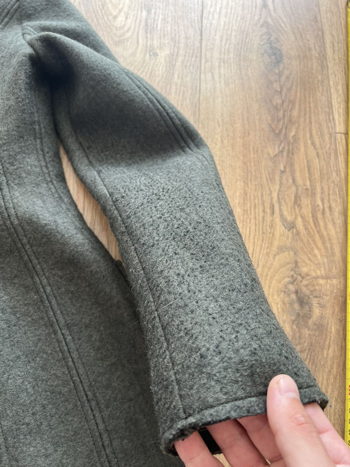 Maison Margiela Maison Margiela ss13 wool peacoat double breasted dark khaki Size M / US 6-8 / IT 42-44 - 15 Thumbnail