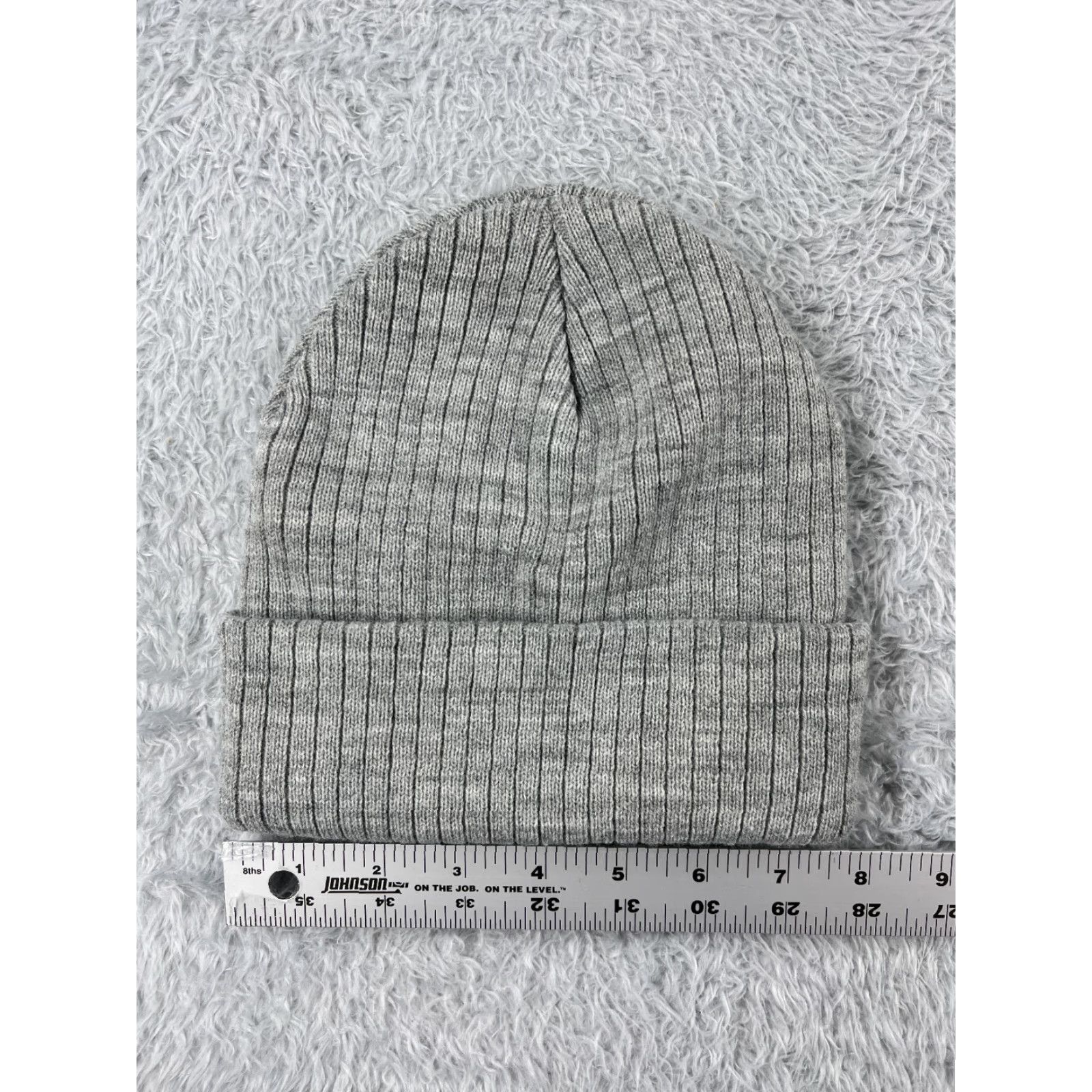 Vintage Berkshire Handkerchief Co Inc Beanie Adult One Size Gray 100% Acrylic Knit Ski Outdoor Size ONE SIZE - 4 Thumbnail