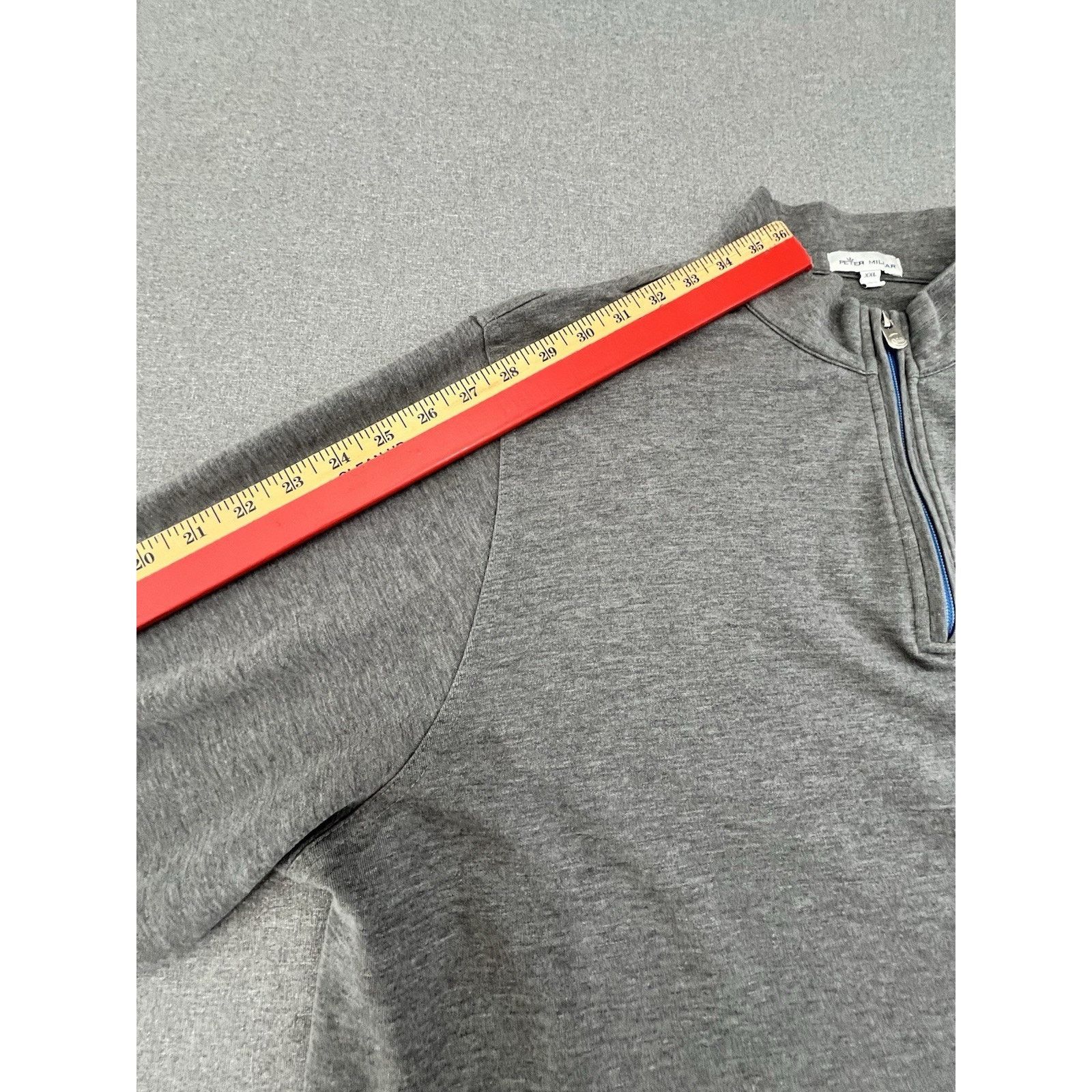 Peter Millar Peter Millar Crown Sport 1/4 Zip Pullover Mens XXL Gray Size US XXL / EU 58 / 5 - 7 Thumbnail