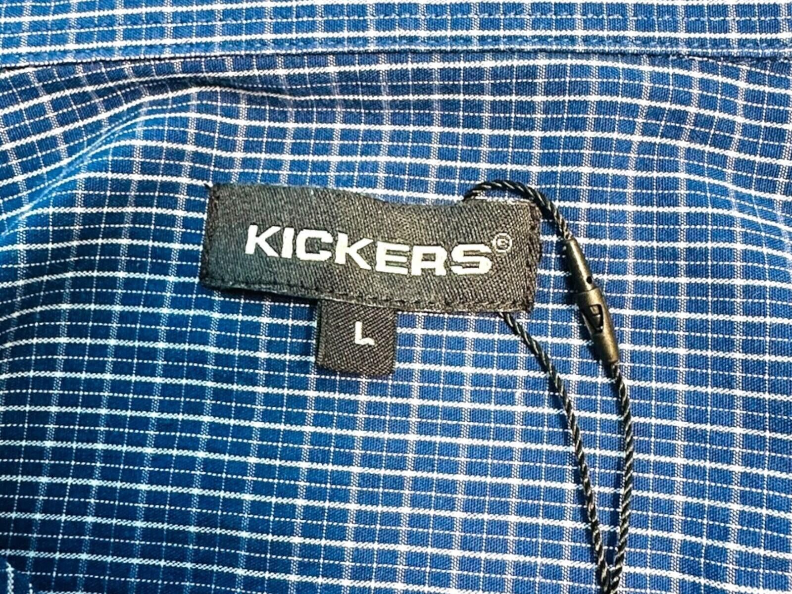 Kickers Kickers Shirt Men's UK Size L Pocket Embroidered Logo Size US L / EU 52-54 / 3 - 12 Thumbnail