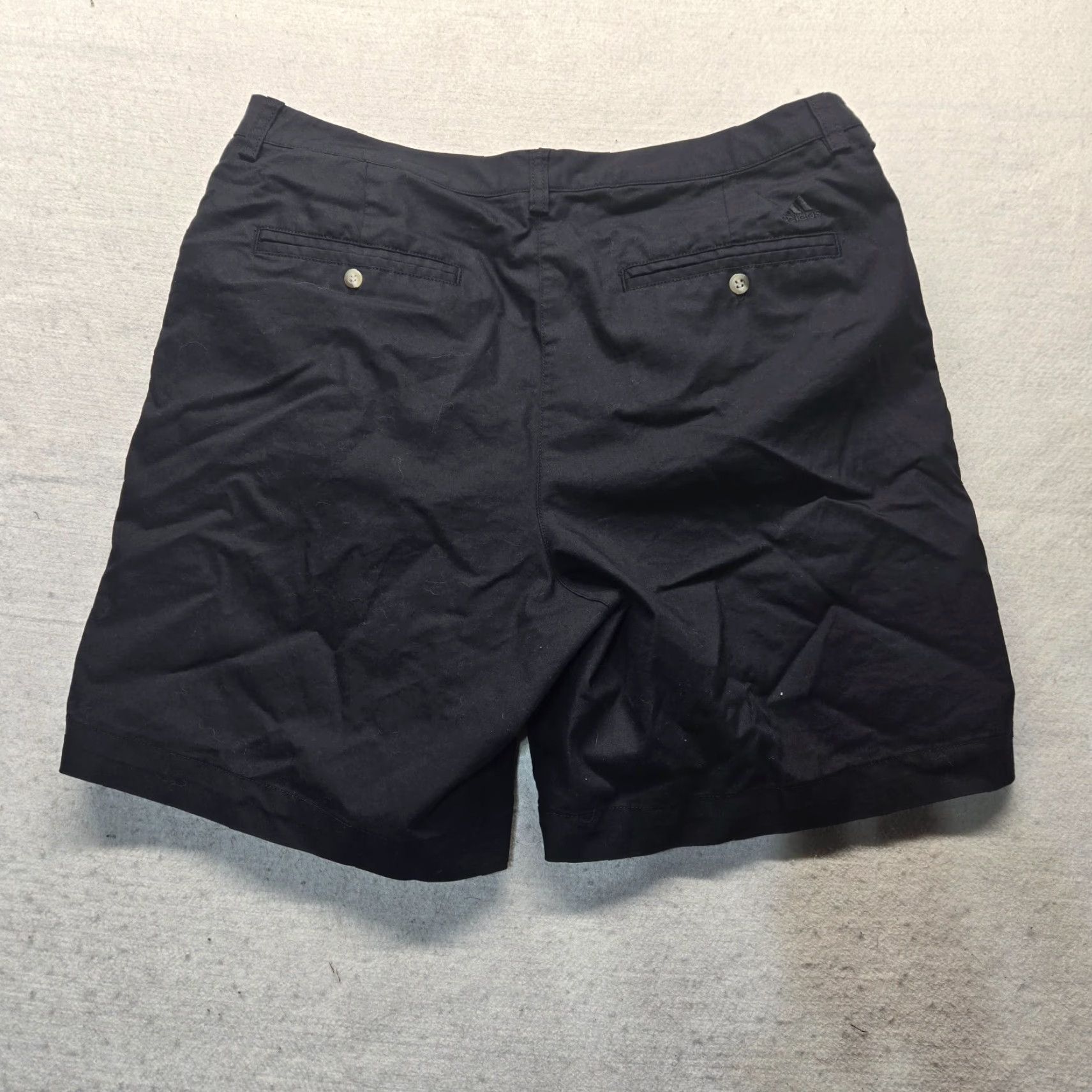 Adidas Adidas Shorts Women's 14 Black Chino Stretch Workout Running Solid Size 36" / US 14 / IT 50 - 7 Thumbnail