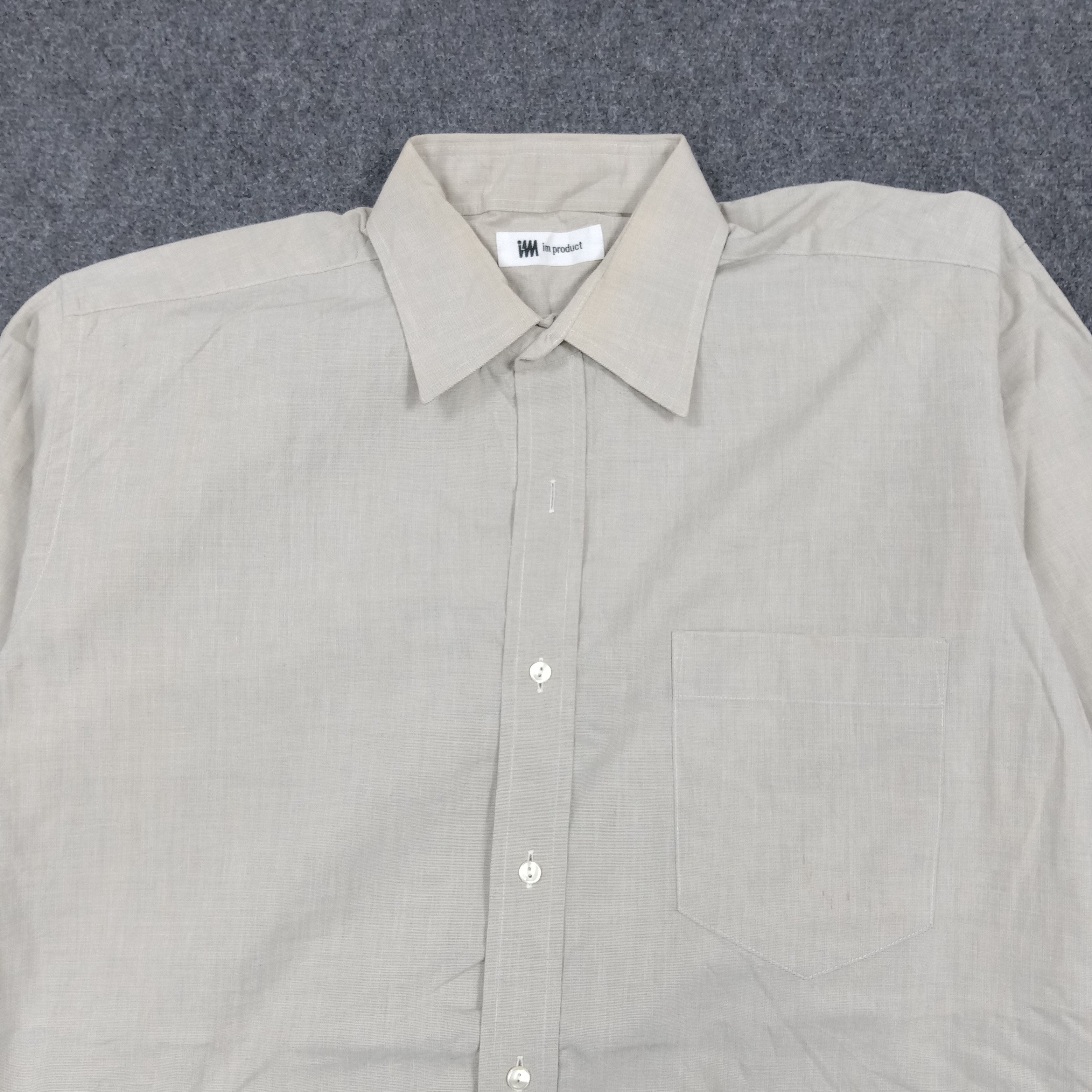 Issey Miyake Issey Miyake Japanese Designer Plain Button Up Shirt C294N74 Size US M / EU 48-50 / 2 - 2 Thumbnail