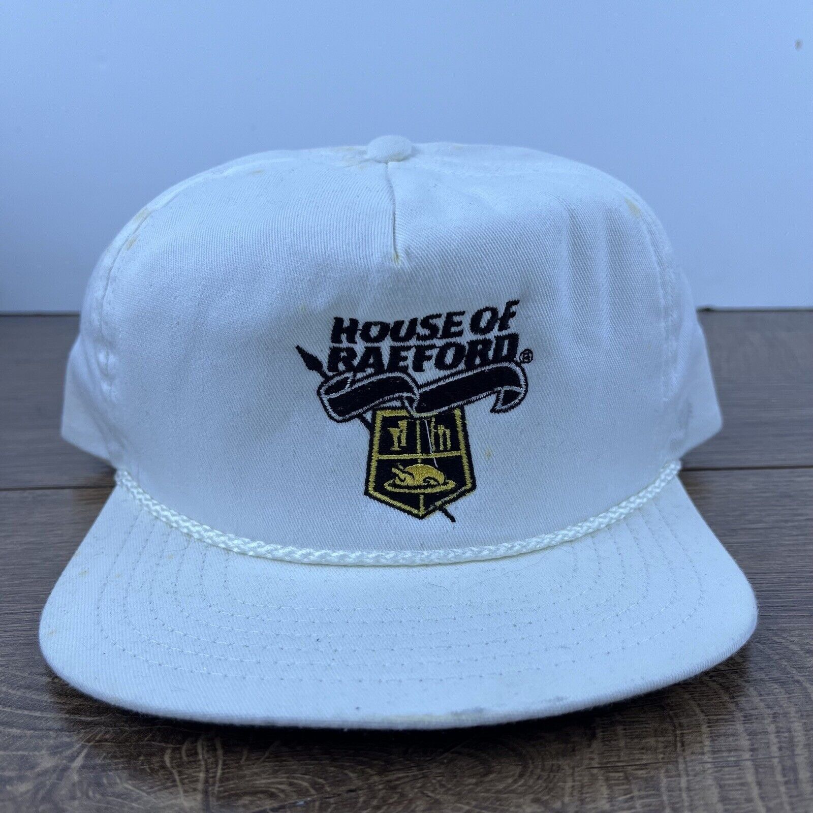 Other House of Raeford Hat Snapback Hat White Hat Adjustable White Size ONE SIZE - 1 Thumbnail