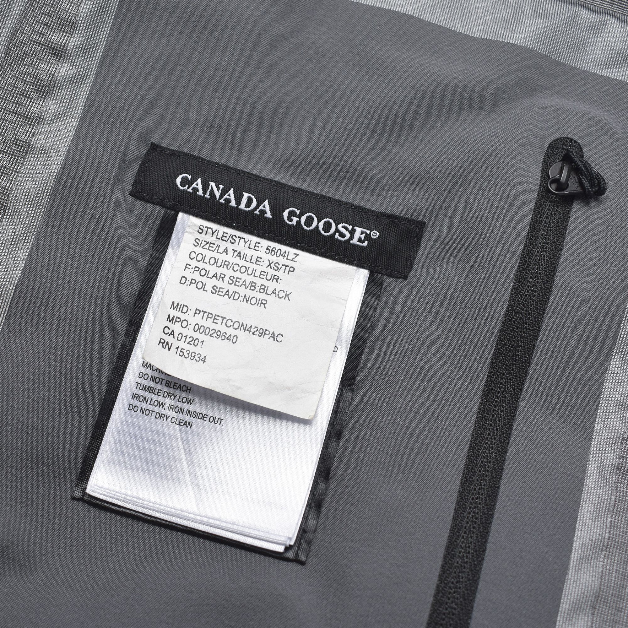 Canada Goose CANADA GOOSE Wolfville Drawstring Hooded Jacket Navy Womens Size XS / US 0-2 / IT 36-38 - 5 Thumbnail