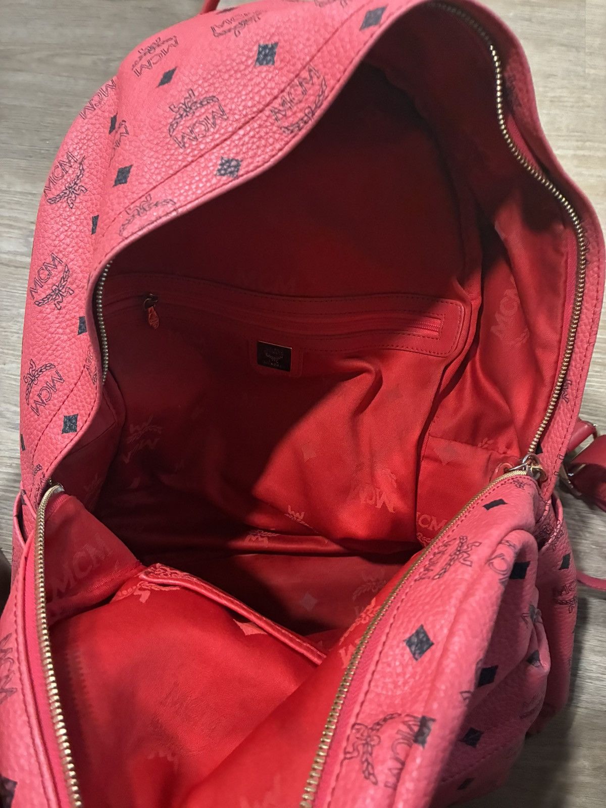 MCM MCM Red Backpack #luxury #backpacks Size ONE SIZE - 6 Thumbnail