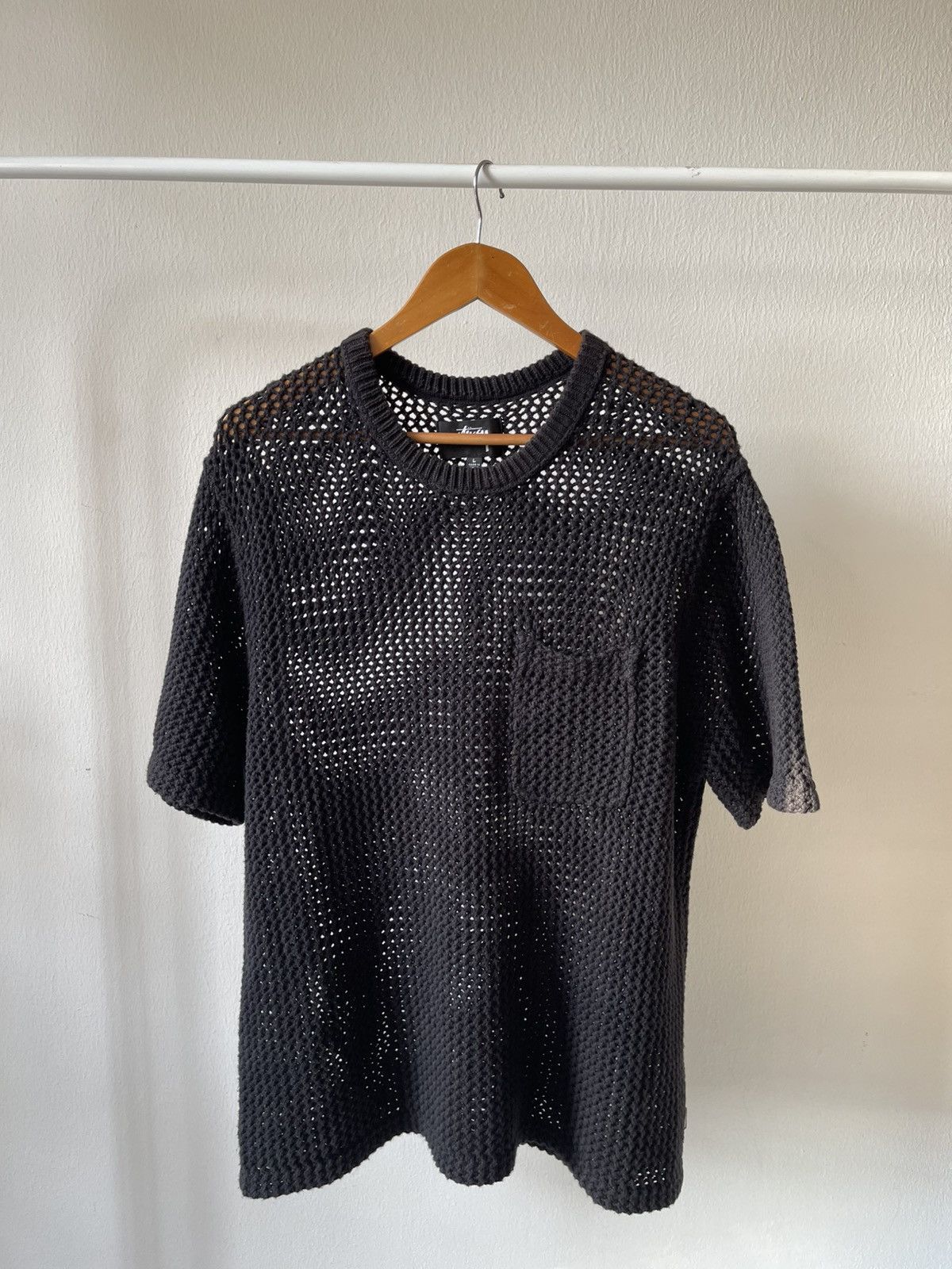 Stussy Stussy Fish Net Knit Tee A2 Size US L / EU 52-54 / 3 - 2 Thumbnail