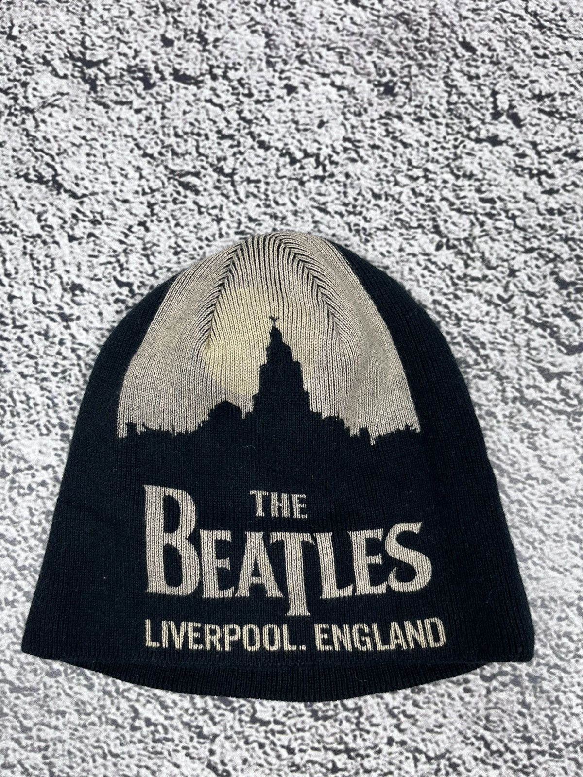Band Tees Vintage The Beatles Knit Beanie Hat Size ONE SIZE - 2 Thumbnail