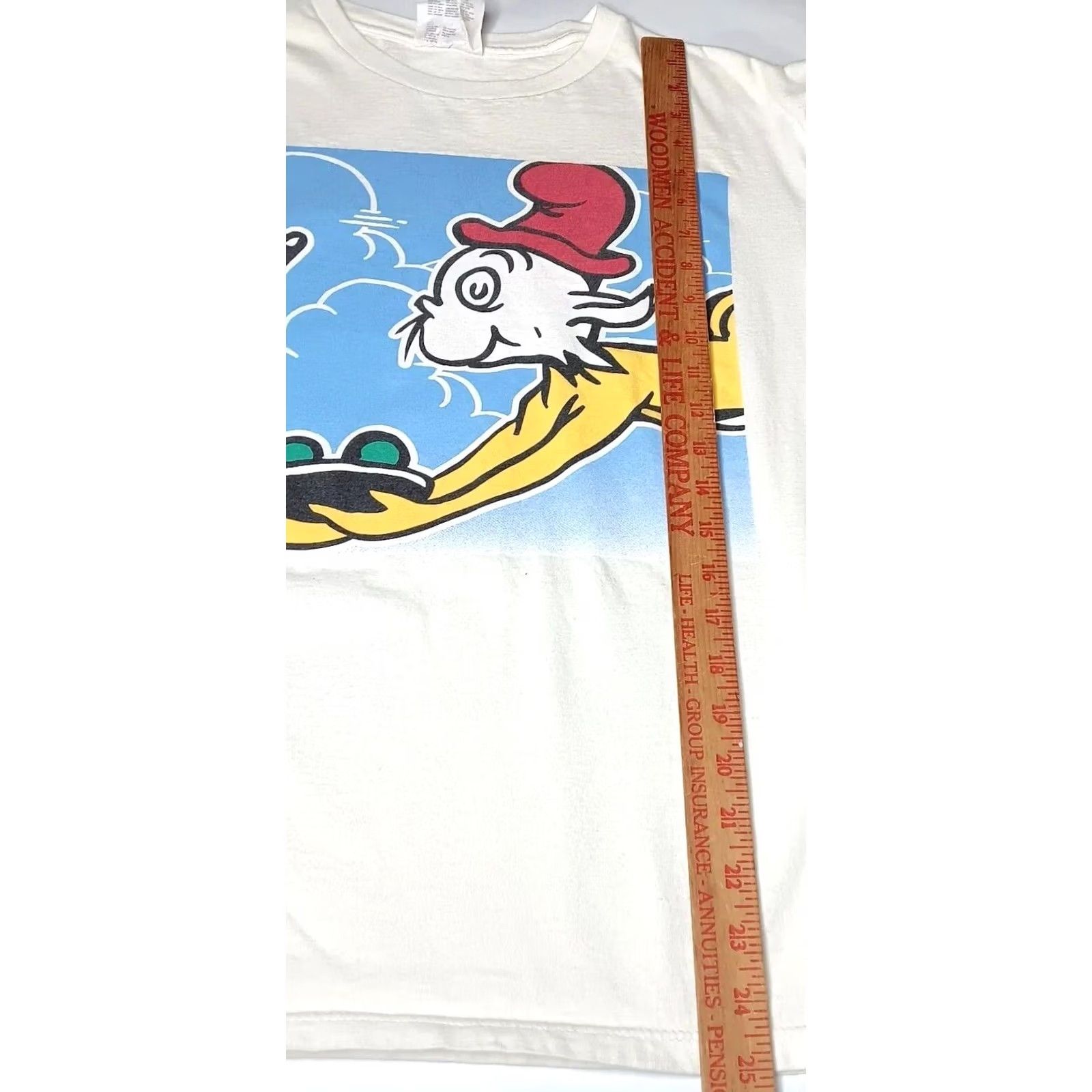 Vintage VINTAGE Dr Seuss White Shirt Medium M Sam I Am Green Eggs And Ham T-Shirt Men Size US M / EU 48-50 / 2 - 5 Thumbnail