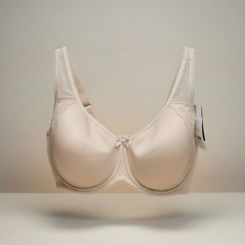 Other NWT WACOAL 853186 Beige Retro Chic Full Figure Underwire 44D Size ONE SIZE - 1 Thumbnail