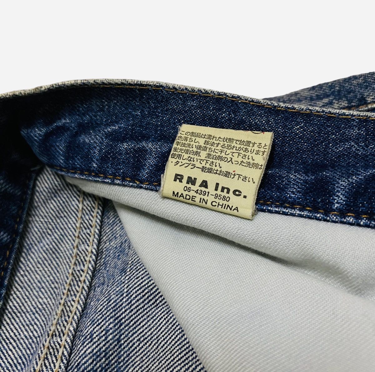 14th Addiction × Japanese Brand × Le Grande Bleu (L.G.B.) Rare Design Vintage Japanese Brand RNA Patchwork Jeans 1990s Size US 33 - 7 Thumbnail