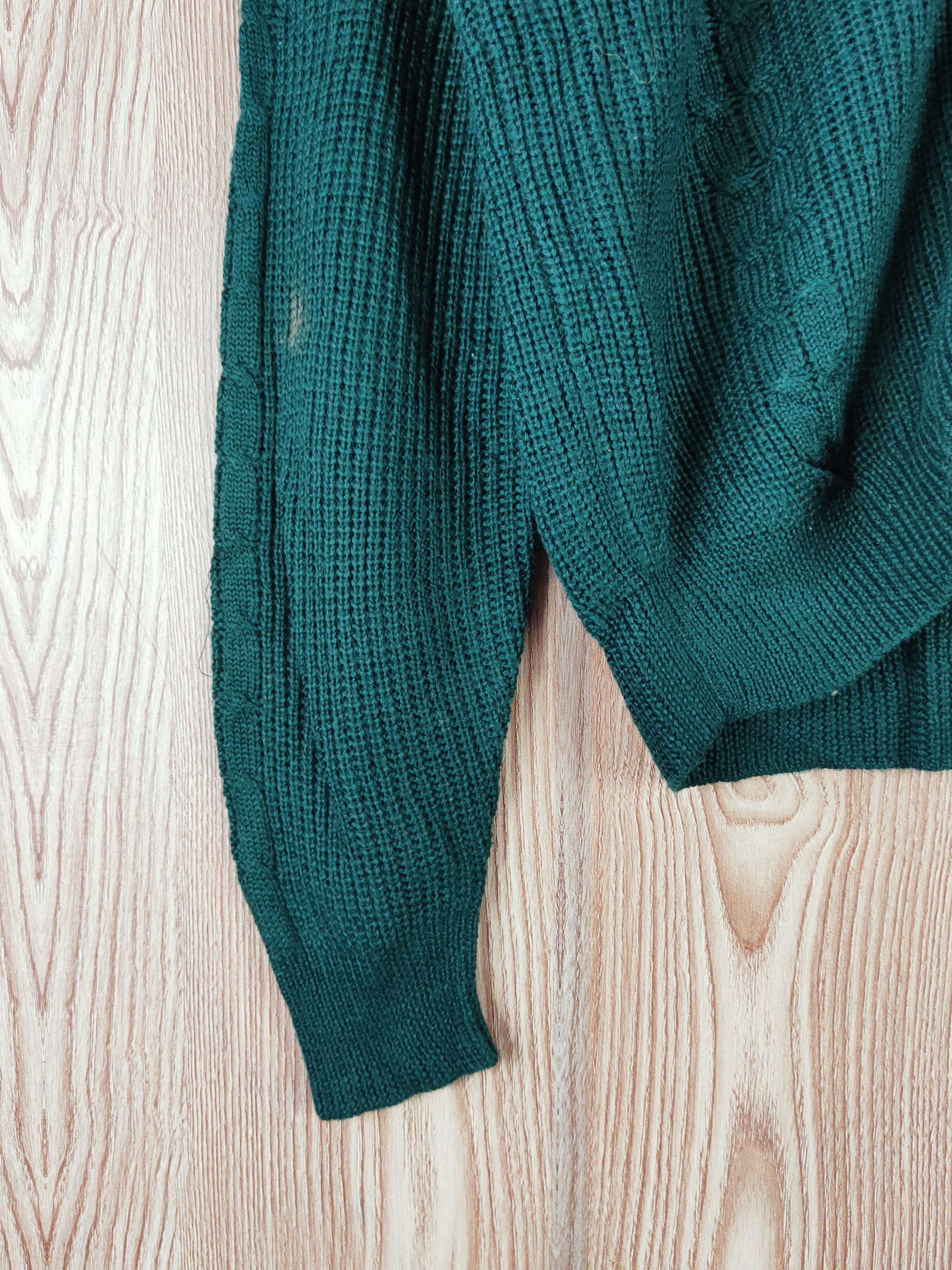 Japanese Brand Mariage Dark Green Knitwear Cardigan #W311 Size US M / EU 48-50 / 2 - 4 Thumbnail